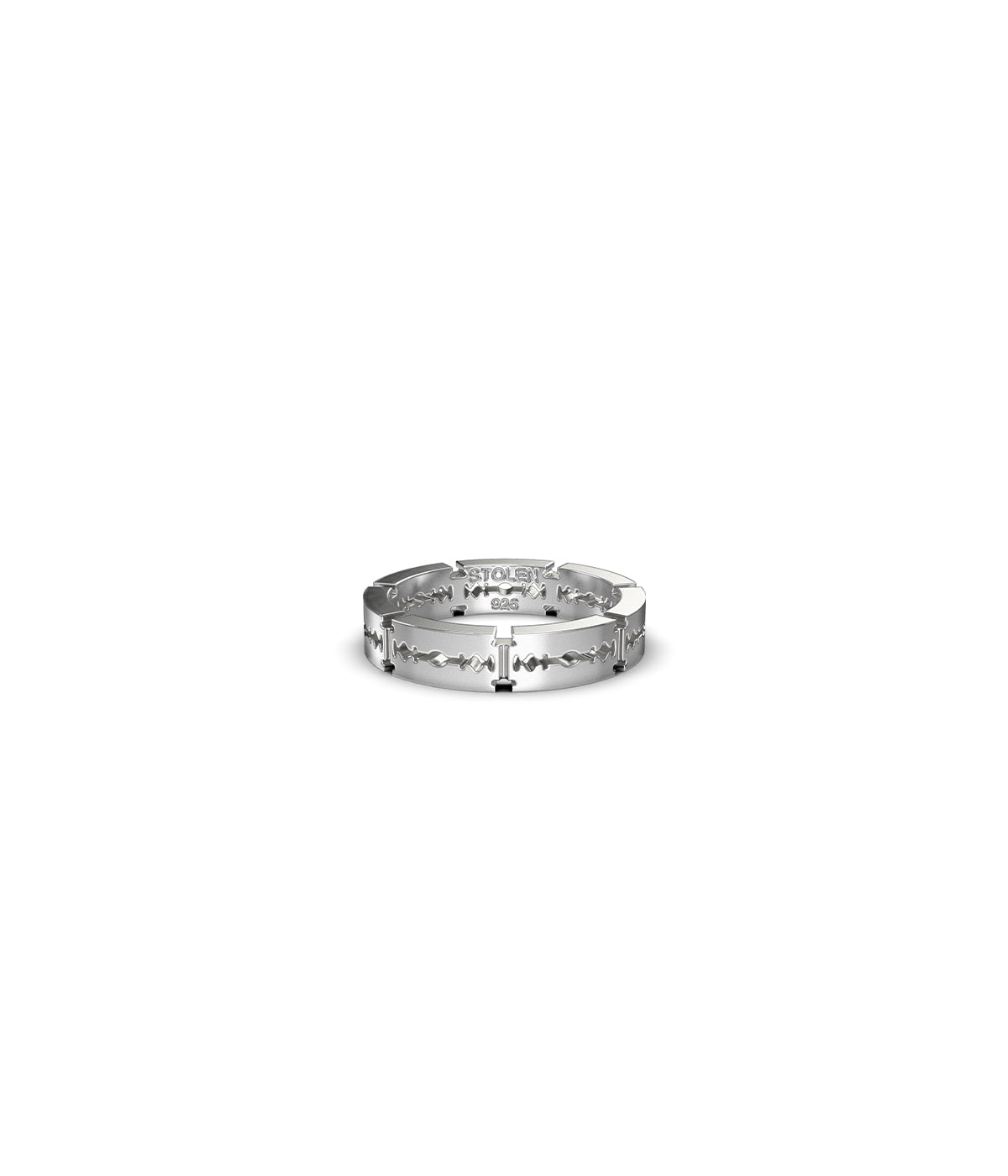 Stolen Girlfriends Club - Razor Eternity Ring - Silver