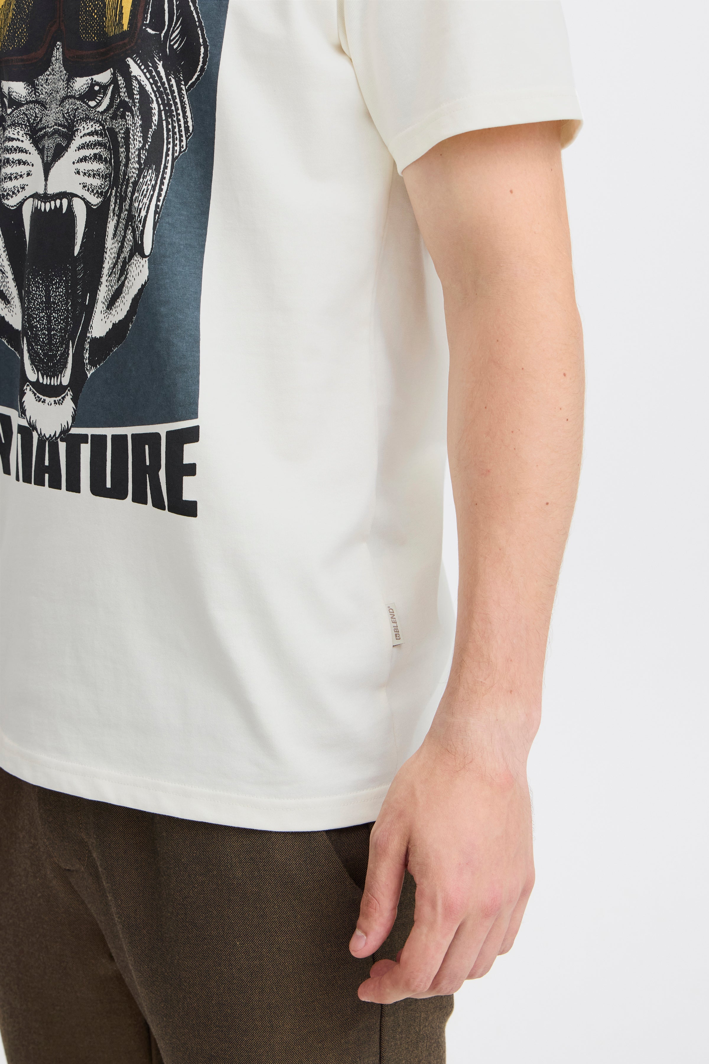 Blend - Rebellious Tee - White Tiger