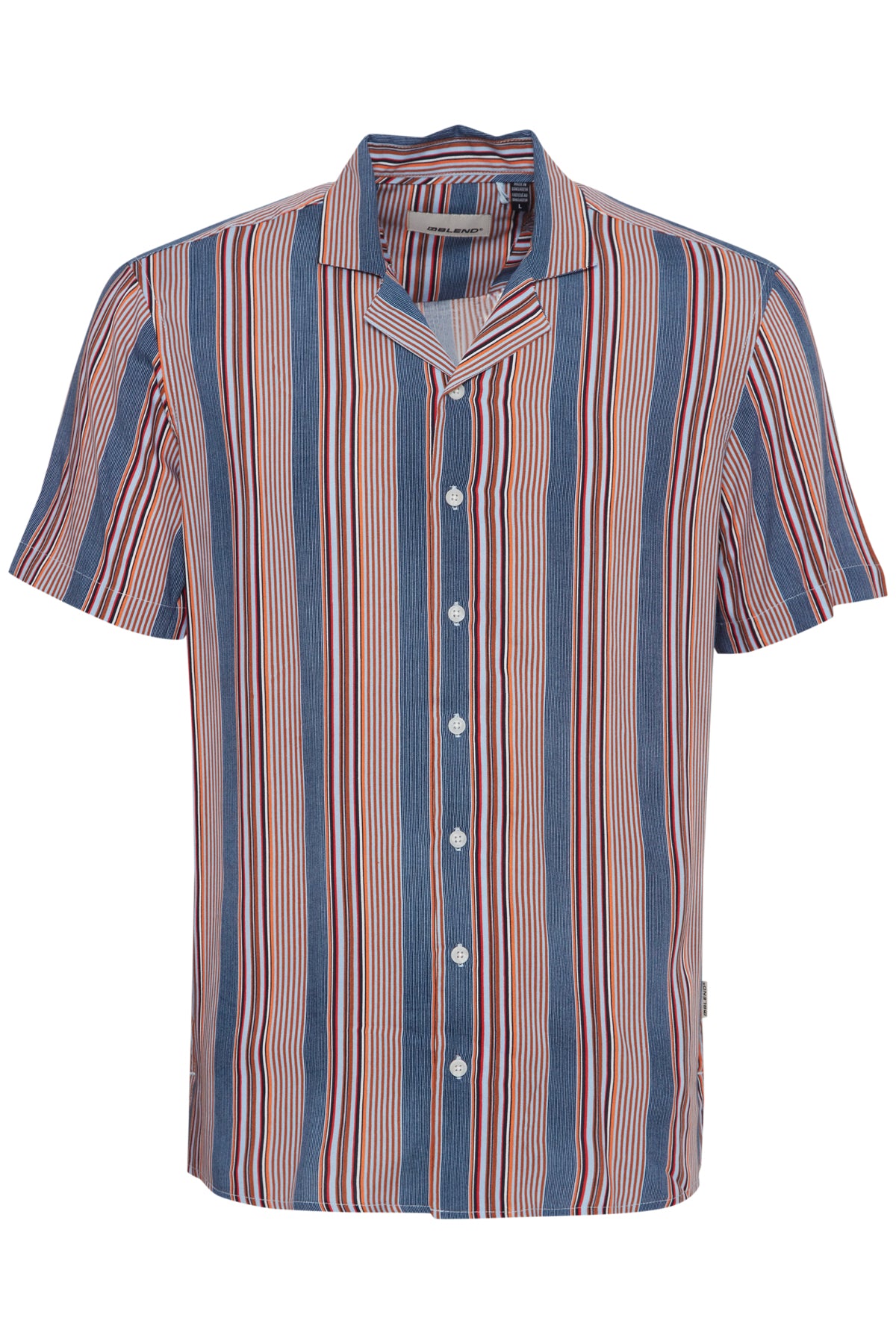 Blend - Beach Stripe SS Shirt - Cashmere Blue