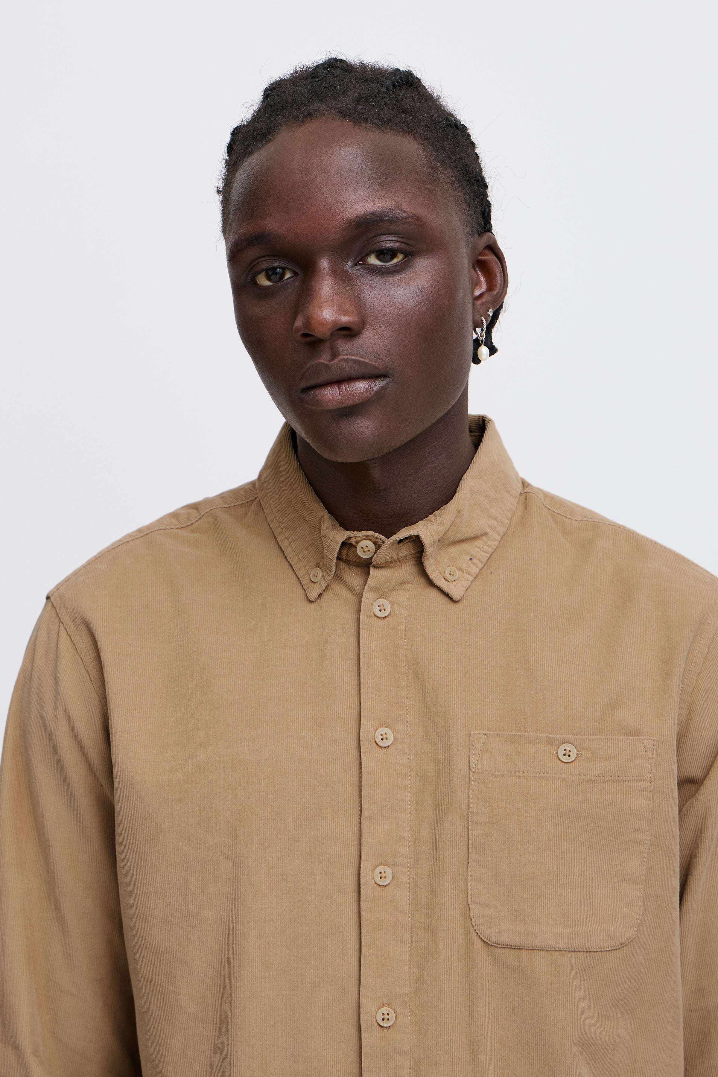 Blend - Corduroy Pocket Shirt - Cornstalk