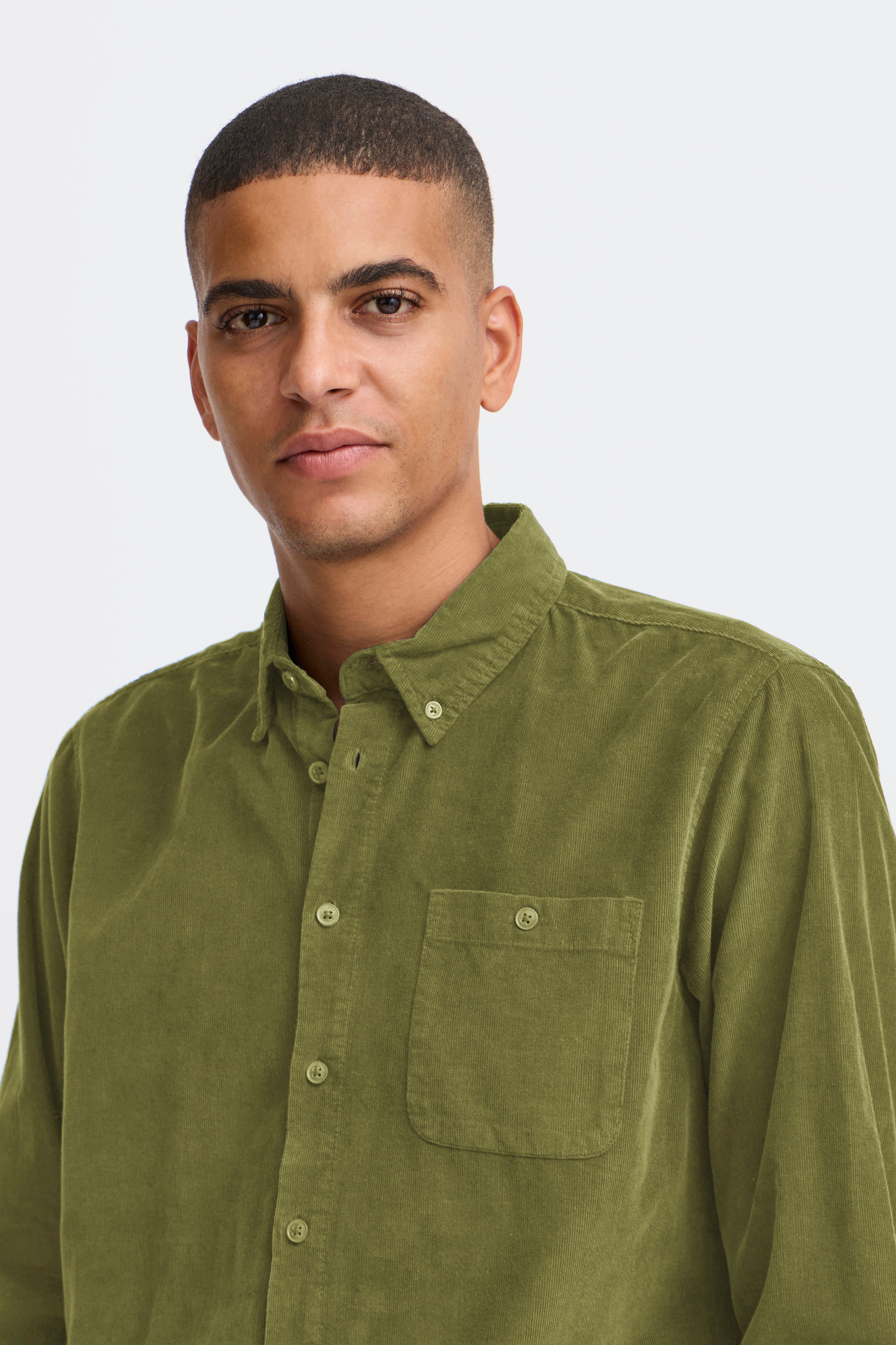 Blend - Corduroy Pocket Shirt - Capulet Olive