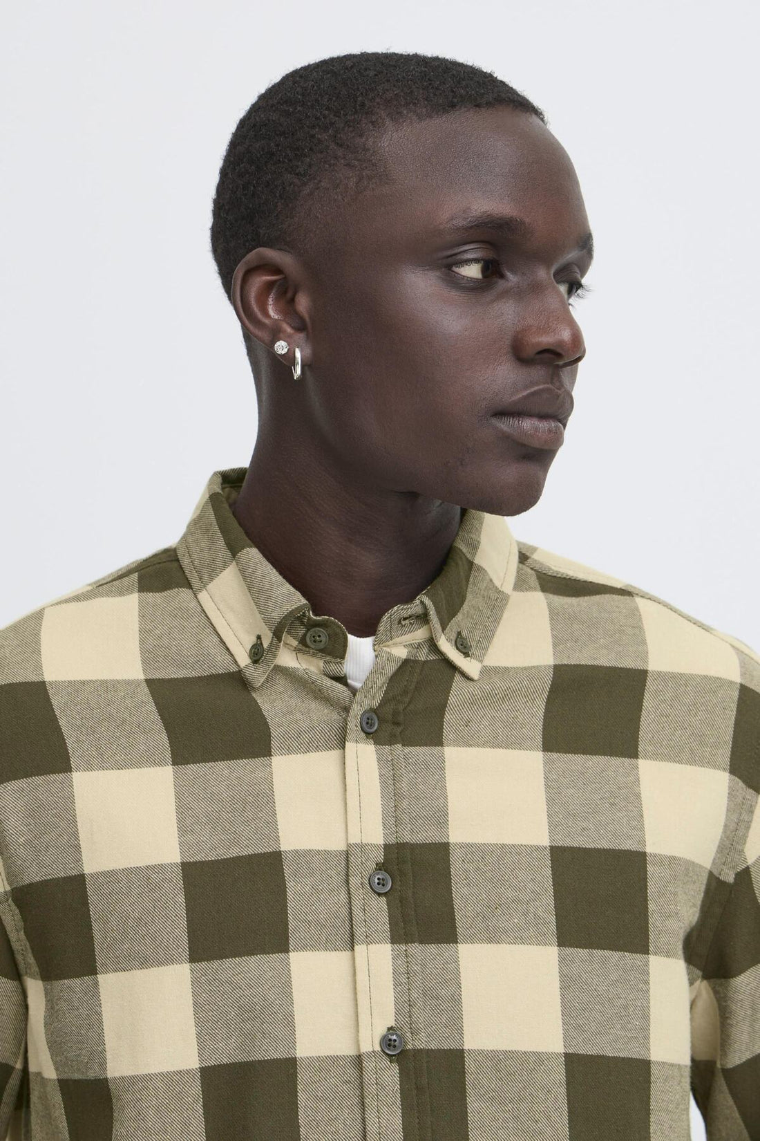 Blend - Bhbuster Check LS Shirt - Forest Night