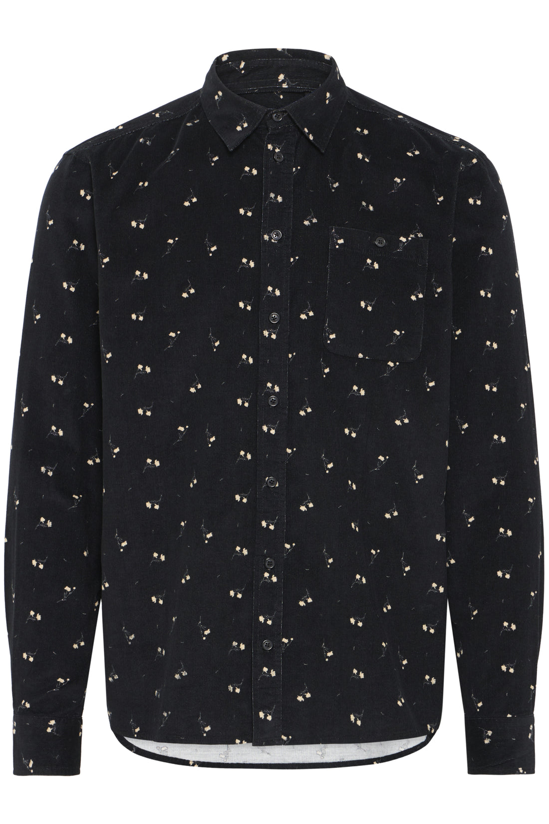 Blend - Bharron Cord LS Shirt - Black Beauty