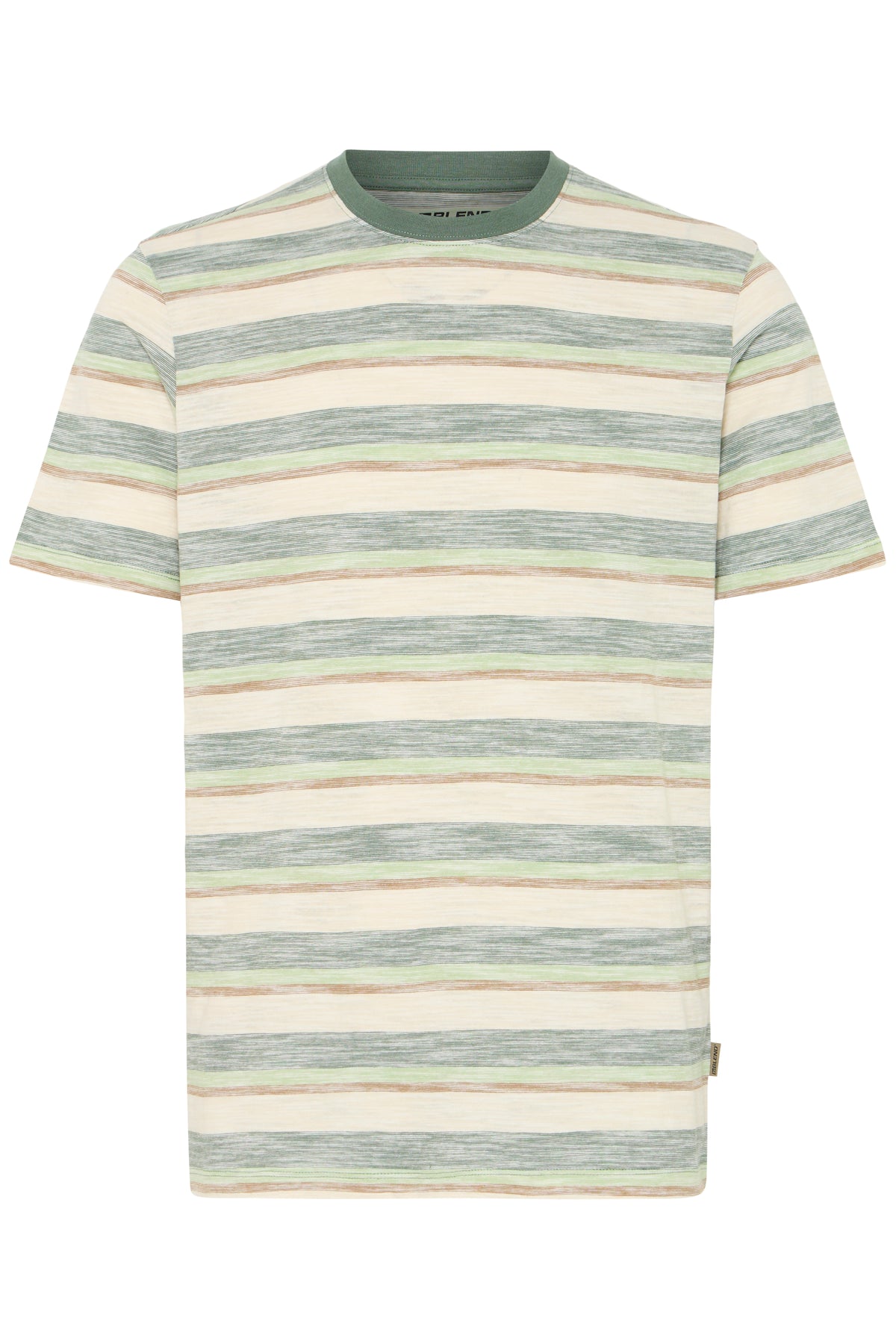 Blend - Striped Tee - Duck Green