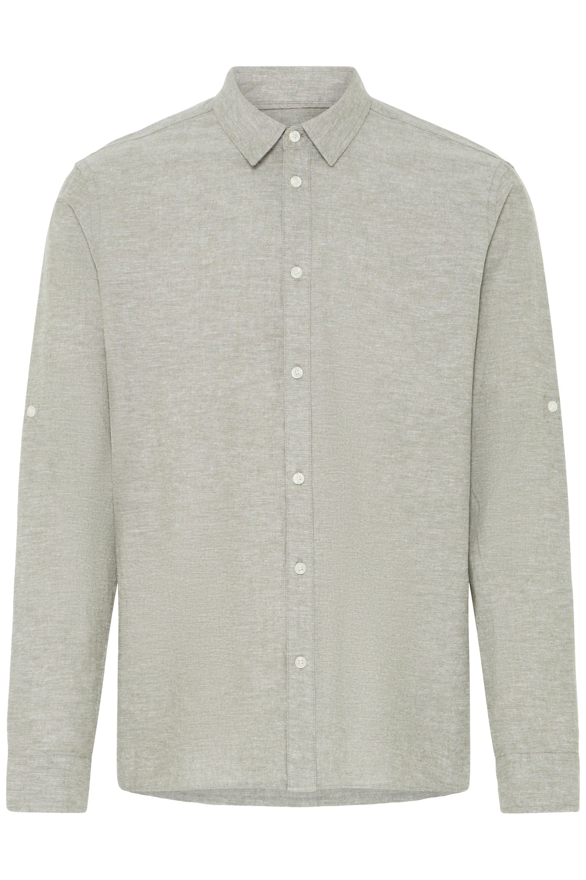 Blend - Linen Blend LS Shirt - Dusty Olive