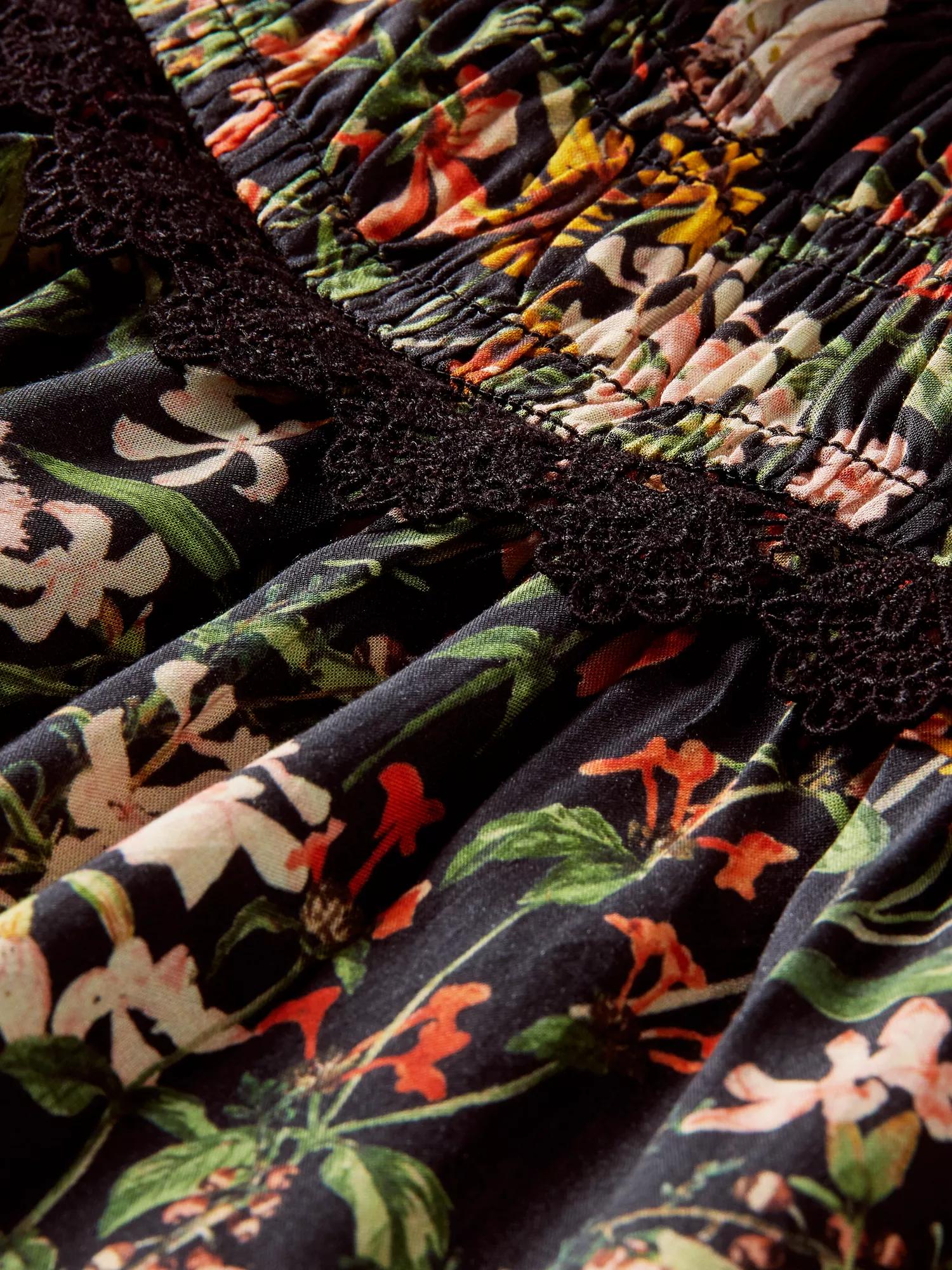 Maison Scotch - Printed Smock Top - Meadow Rhubarb