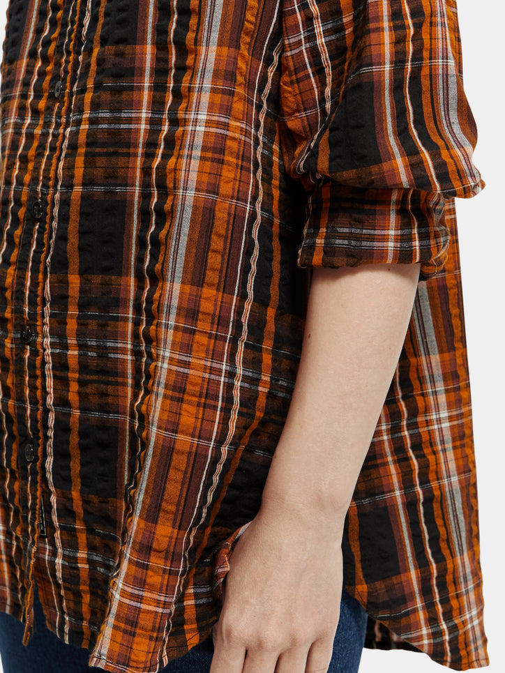 Maison Scotch - Checked Oversized Shirt - Multi Plaid
