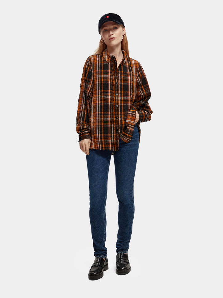Maison Scotch - Checked Oversized Shirt - Multi Plaid
