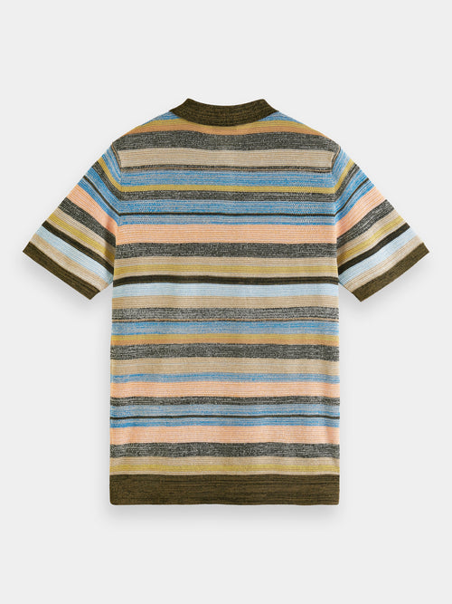 Scotch & Soda - Striped Organic Cotton Polo - Gelato