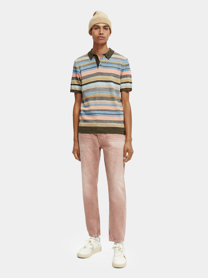 Scotch & Soda - Striped Organic Cotton Polo - Gelato
