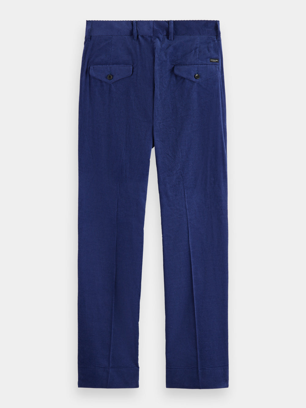 Scotch & Soda - Blake Pleated Corduroy Chino - Denim Blue