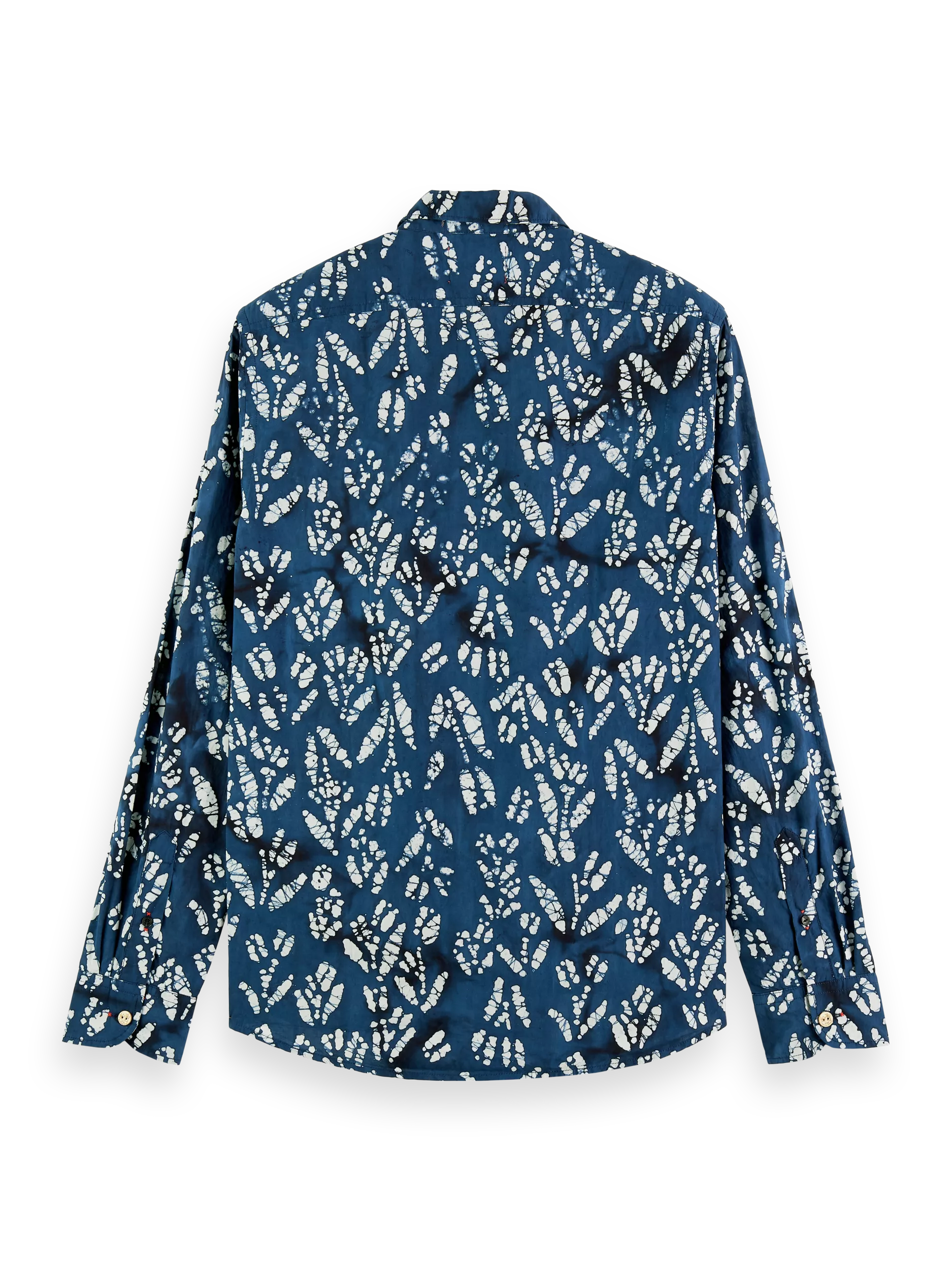 Scotch & Soda - Slim Fit Printed Poplin Shirt - Navy Dapple