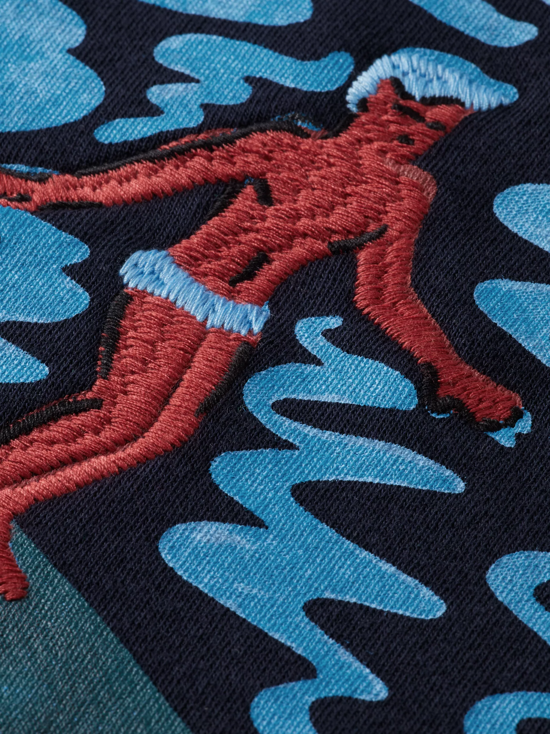 Scotch & Soda - Relaxed Fit Artwork Sweatshirt - Navy