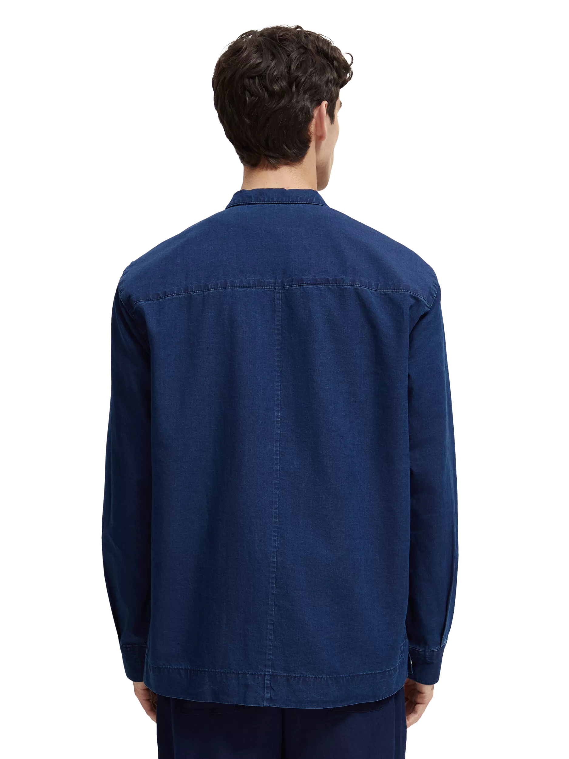 Scotch & Soda - Linen-Blended Overshirt - Indigo