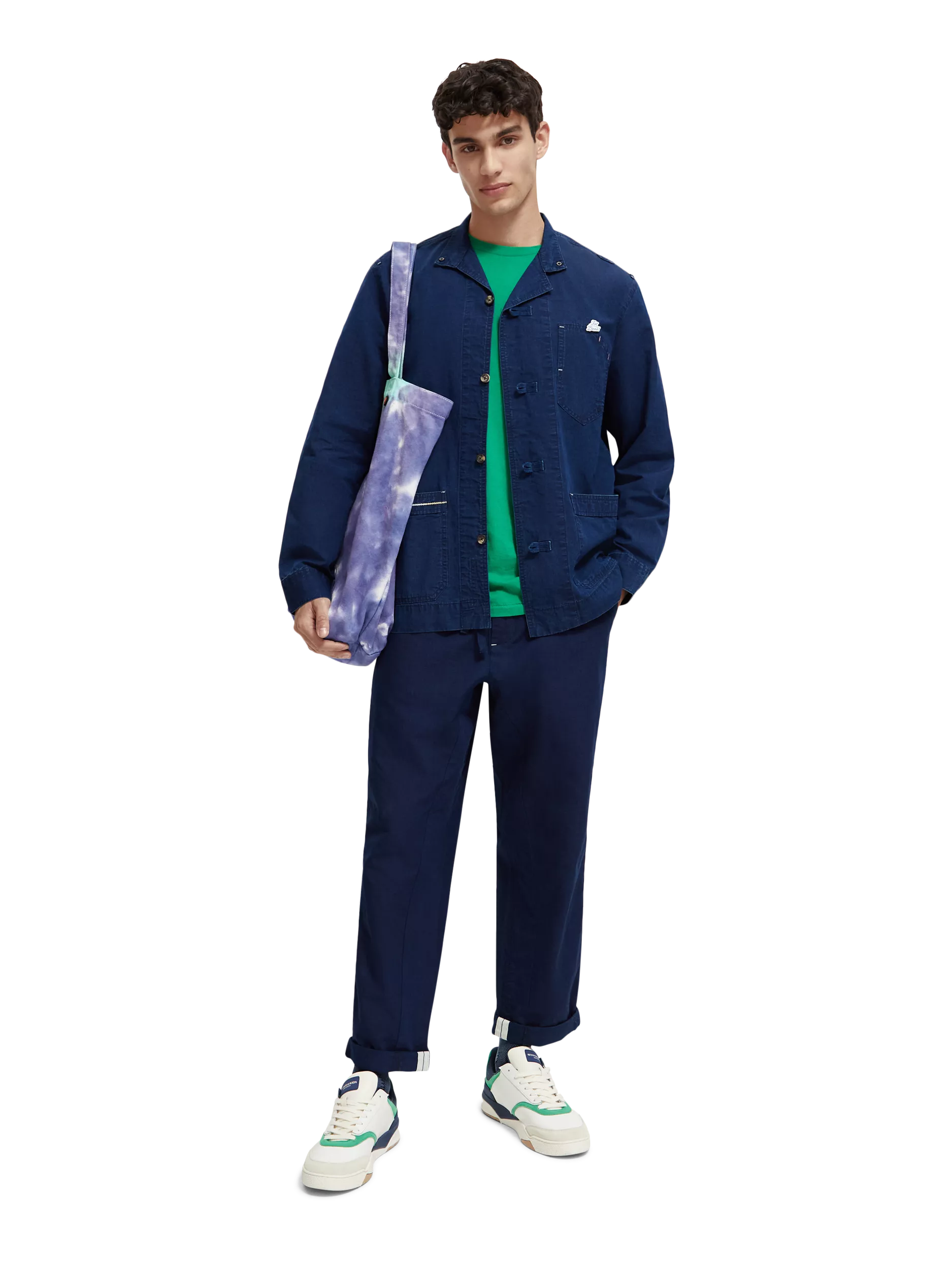 Scotch & Soda - Linen-Blended Overshirt - Indigo