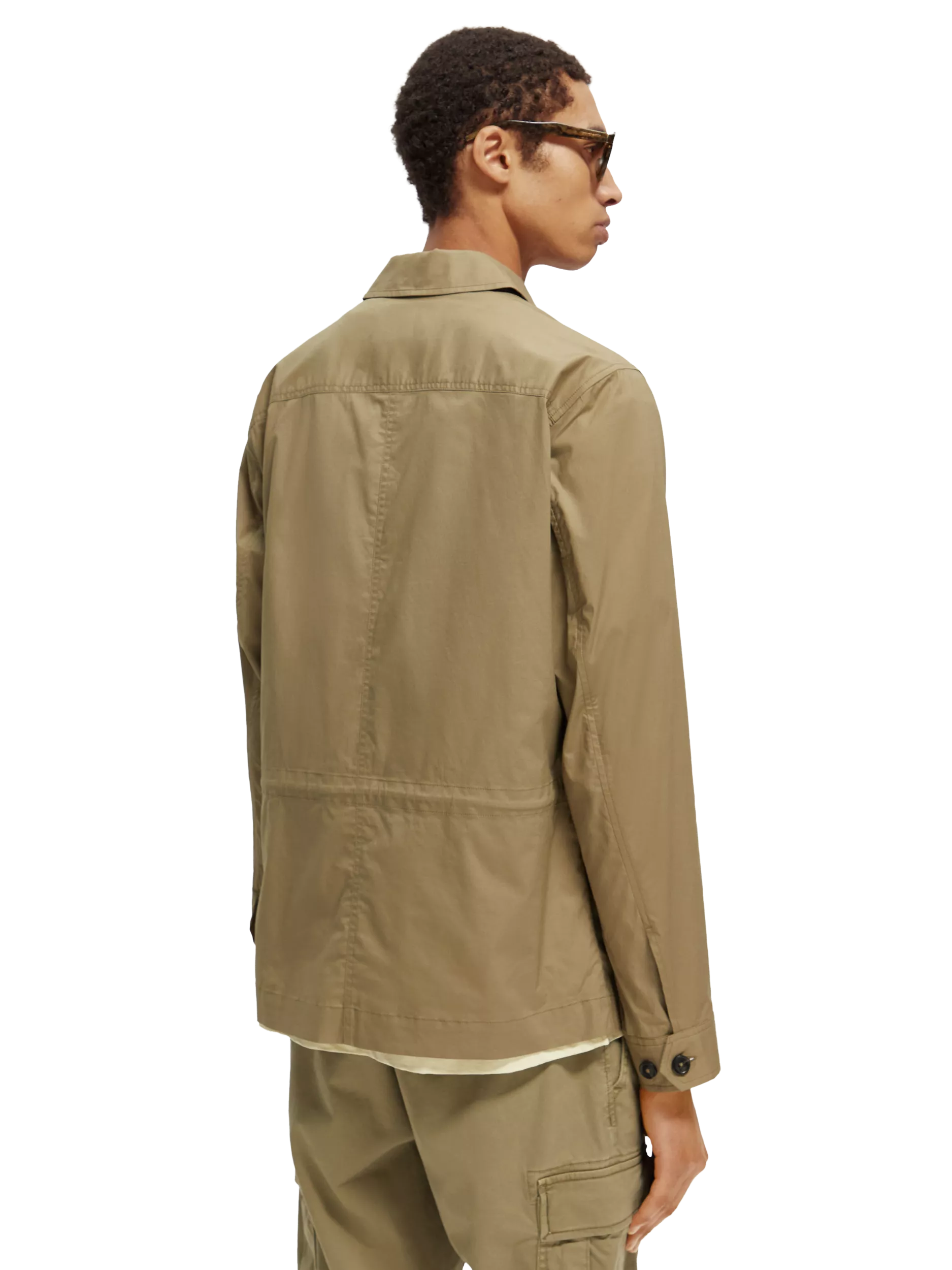 Scotch & Soda - Lightweight Poplin Army Jacket - Khaki