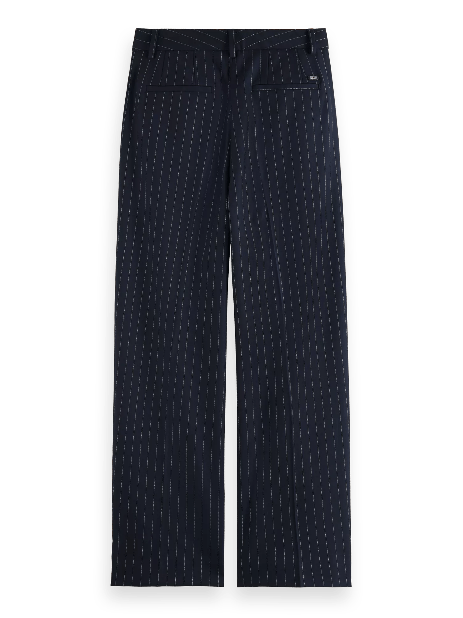 Maison Scotch - Loose Tapered Fit Pinstripe Pant - Night Pinstripe