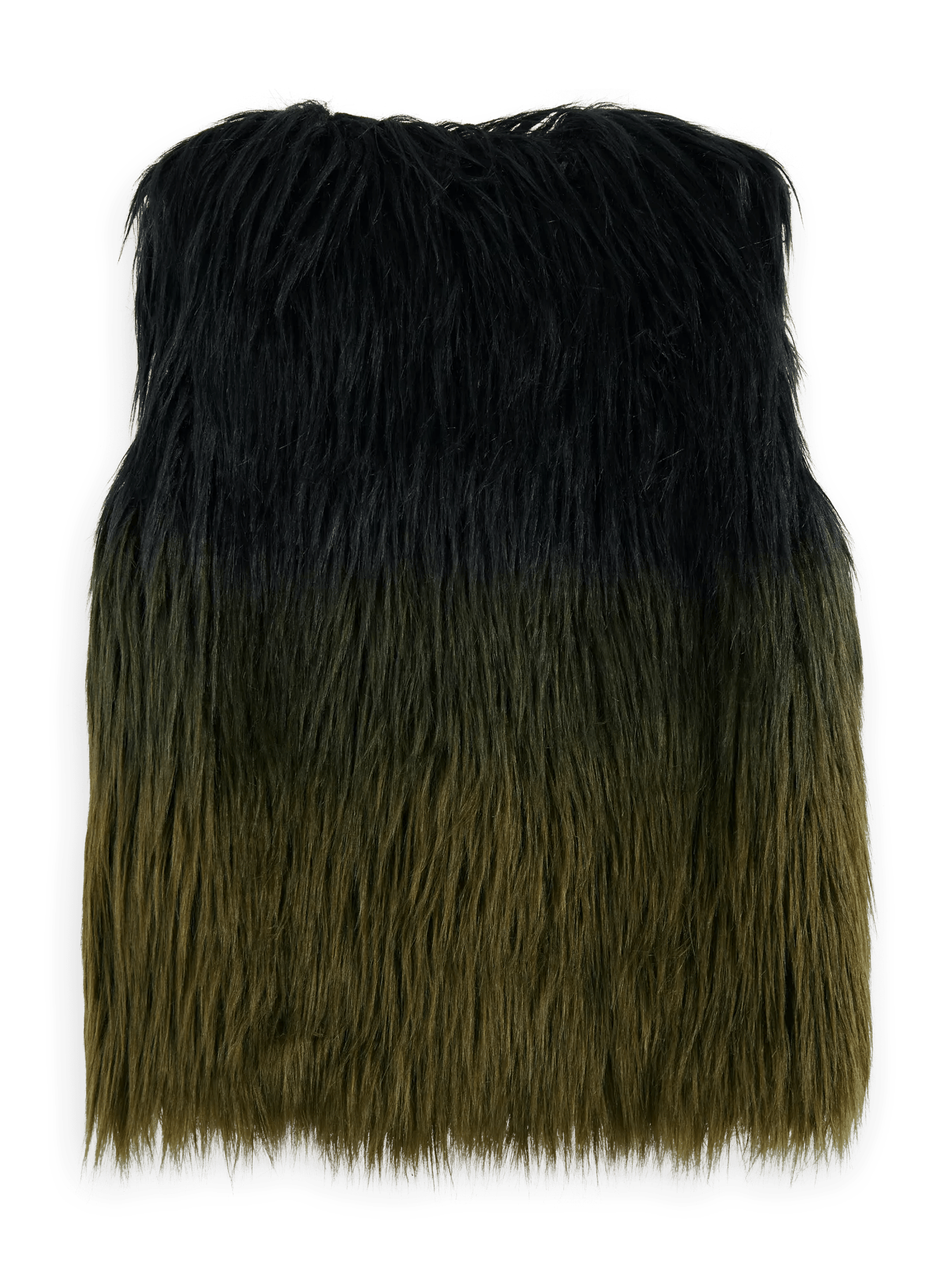 Maison Scotch - Gradient Faux Fur Gilet - Black
