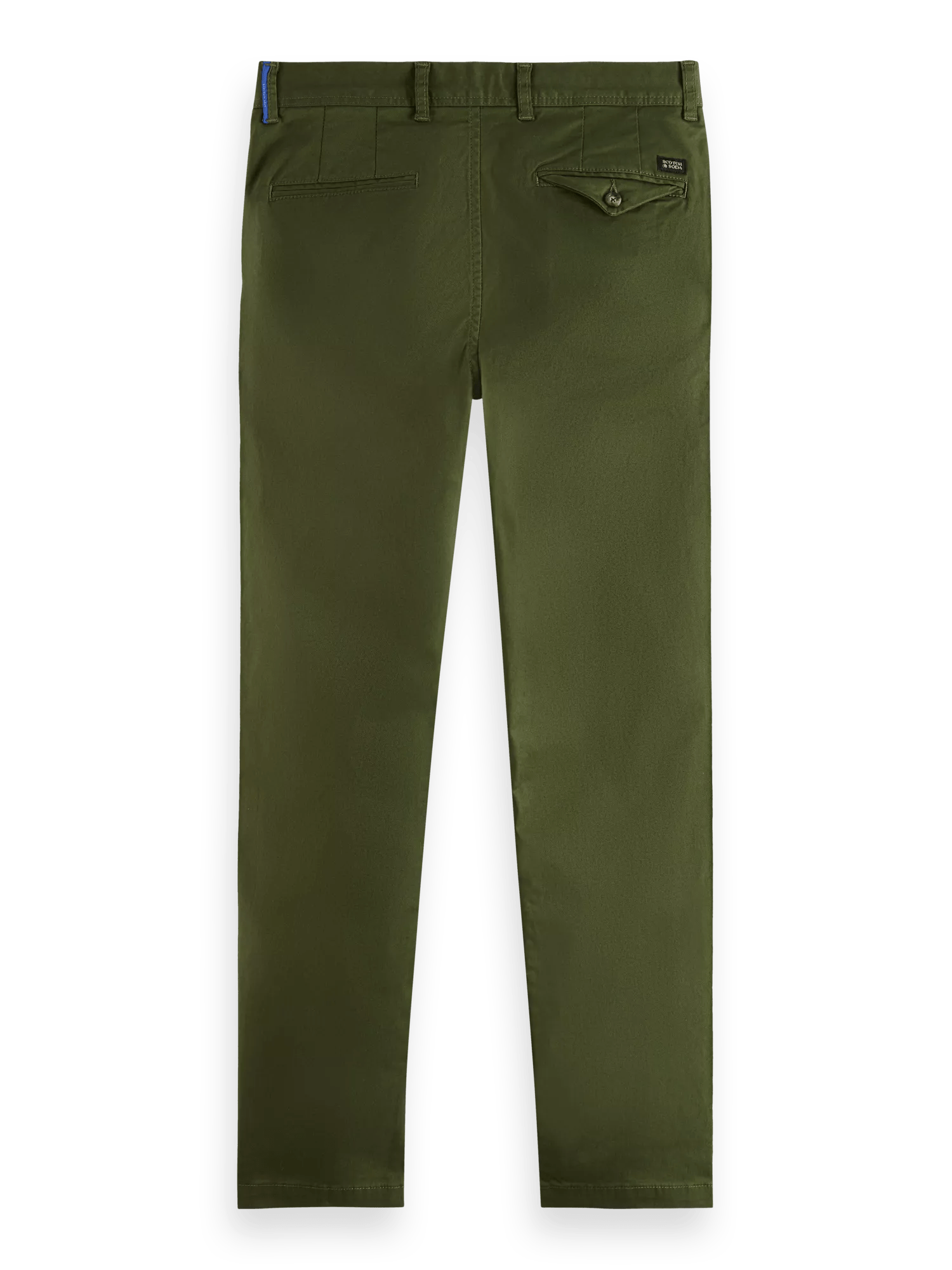 Scotch & Soda - Stuart Regular Slim Fit Chino - Field Green
