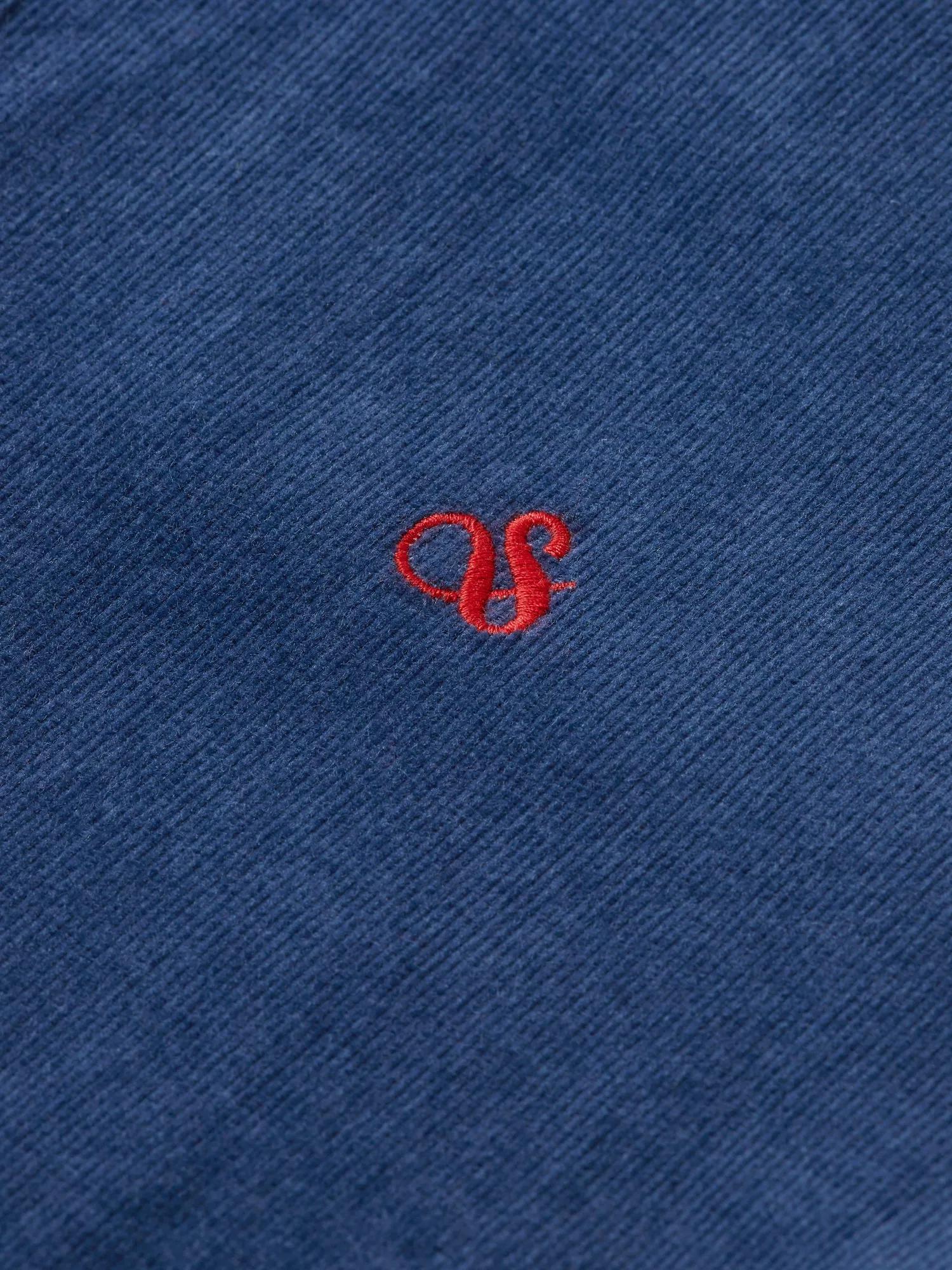 Scotch & Soda - Slim Fit Corduroy Shirt - Storm Blue