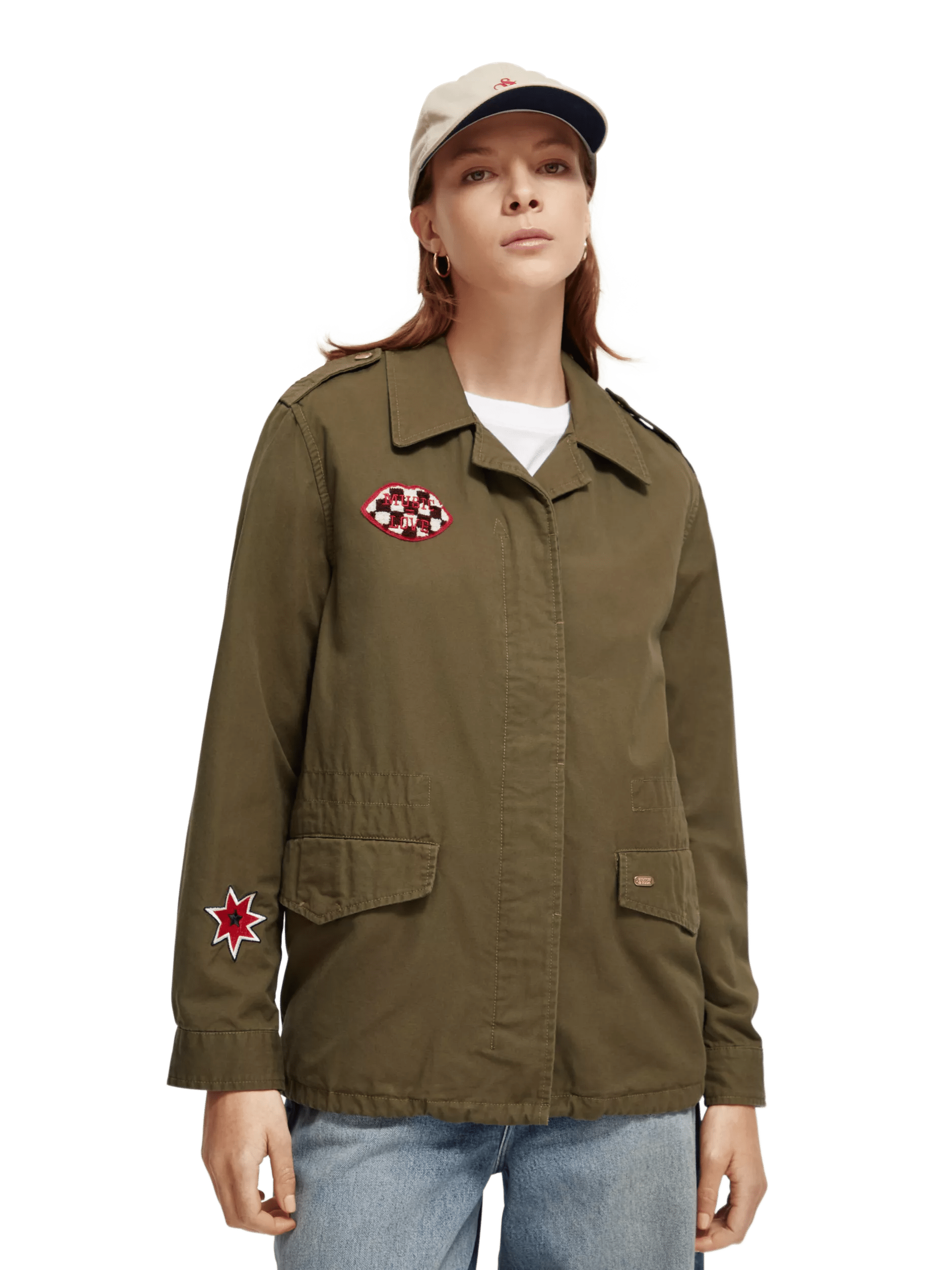 Maison Scotch - Embroidered Festival Jacket - Military