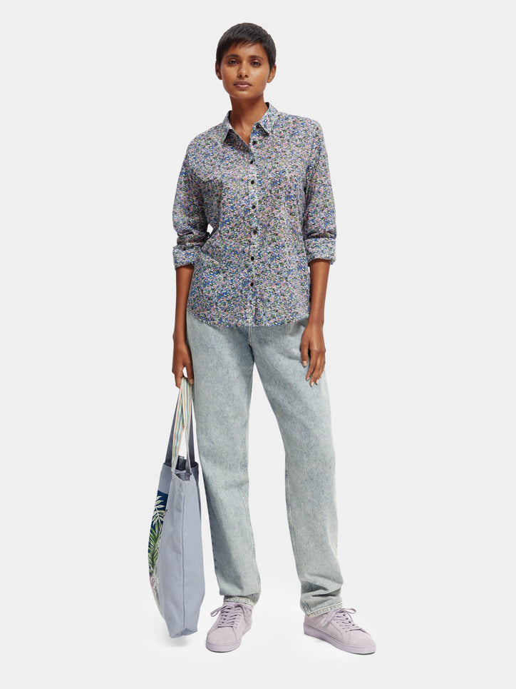 Maison Scotch - The Jo Regular Fit Shirt - Rosaria Khaki