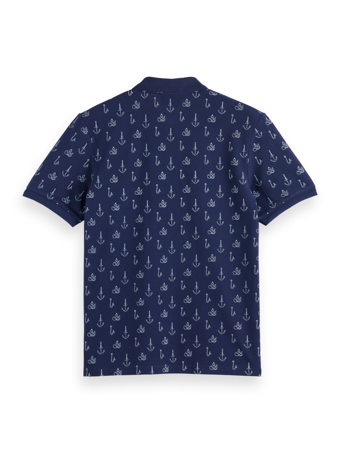 Scotch & Soda - Mini Marine Printed Polo - Navy Blue