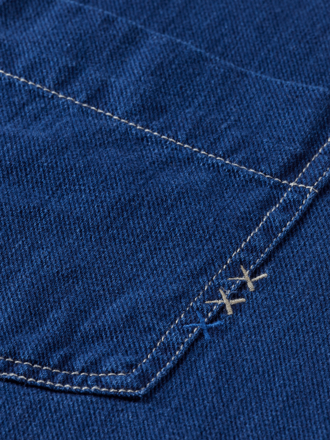 Scotch & Soda - Regular Fit Premium Indigo Twill Washed Shirt - Indigo