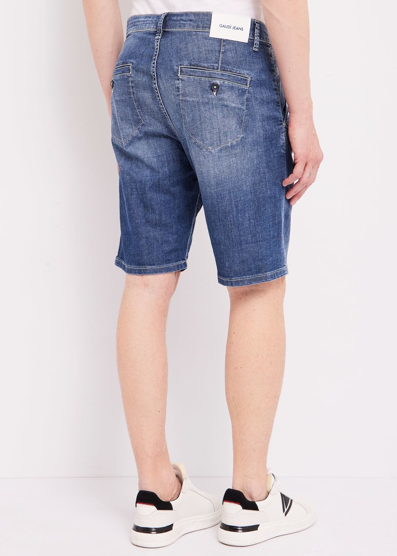 Gaudi - Embroidered Denim Bermuda Short - Unico