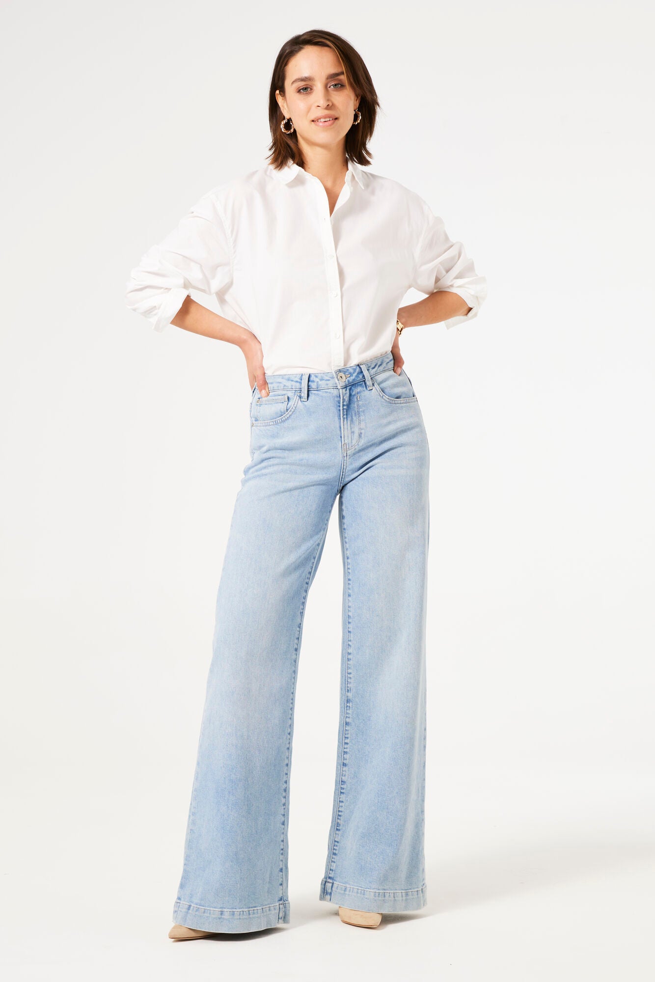 Garcia - Celia Wide Jean - Light Used