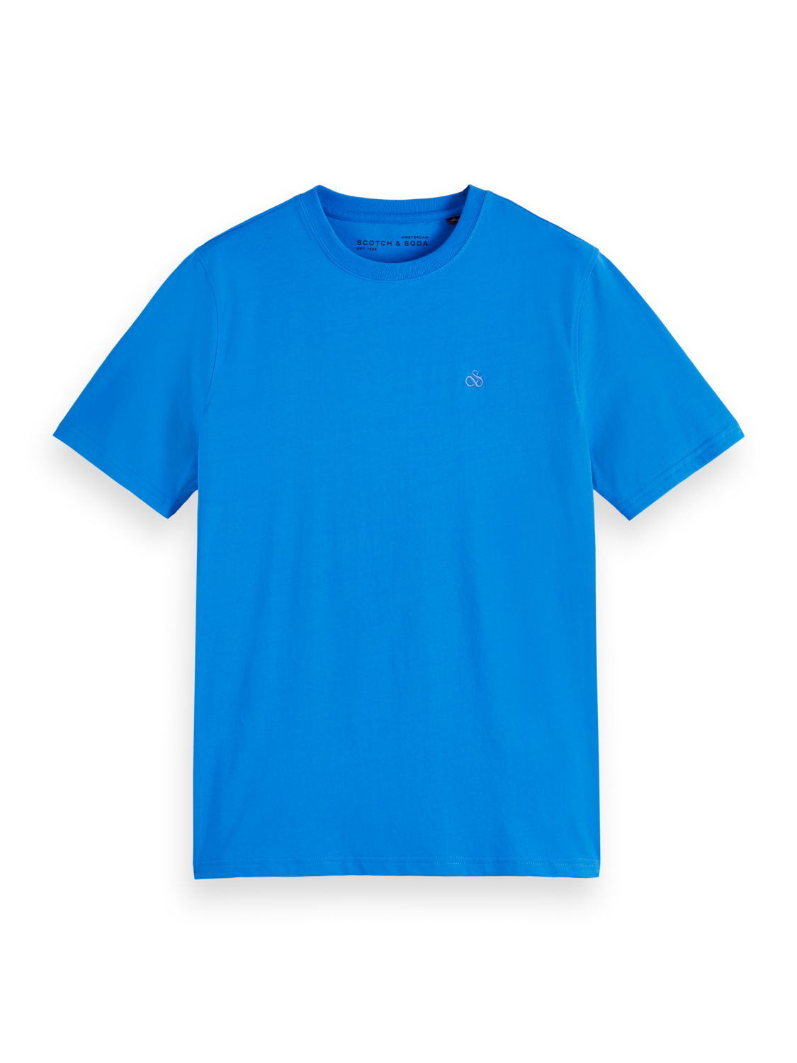 Scotch & Soda - Logo Regular Fit Tee - League Blue