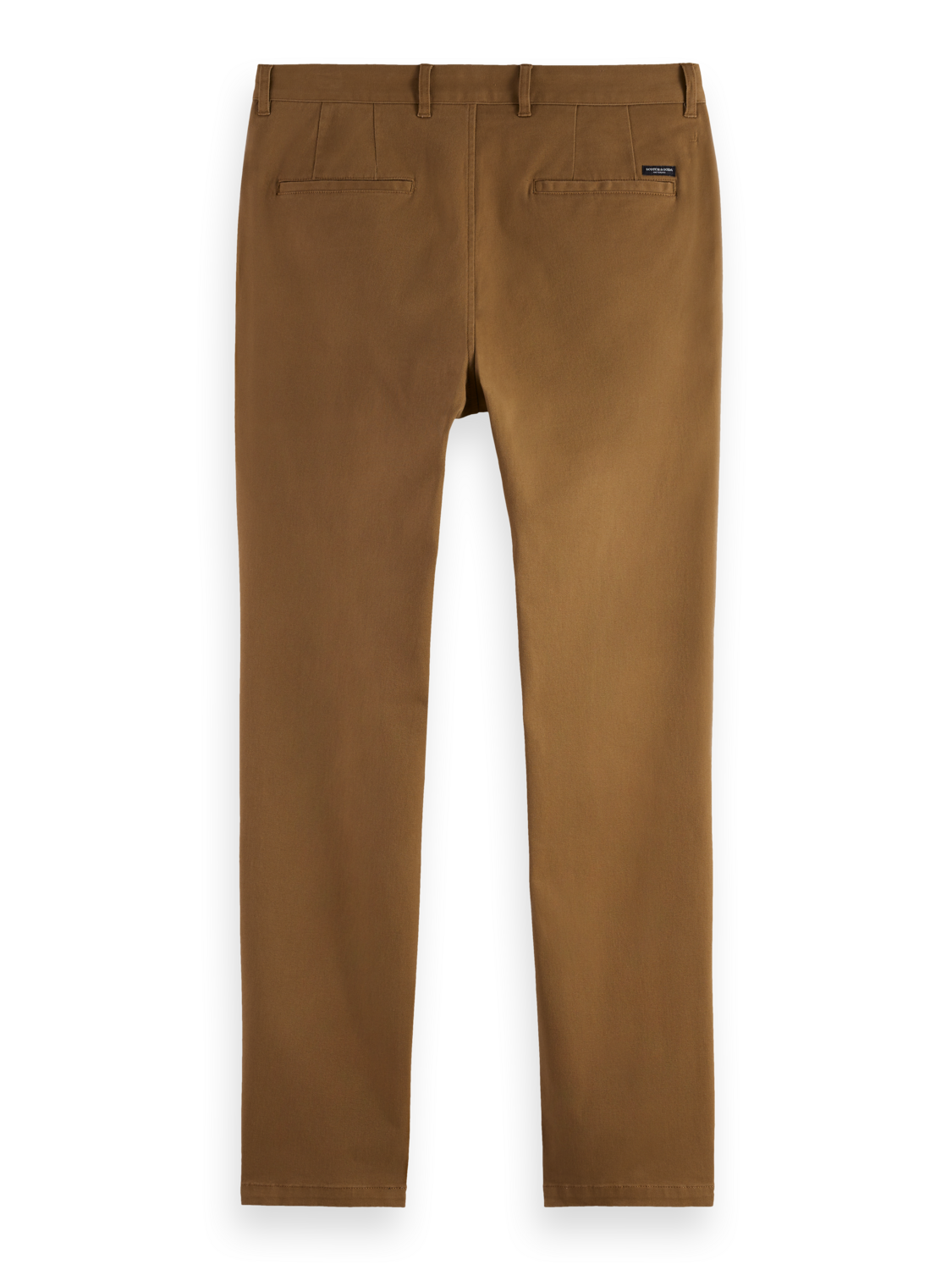 Scotch & Soda - Stuart Washed Regular Slim Fit Chino - Golden Brown