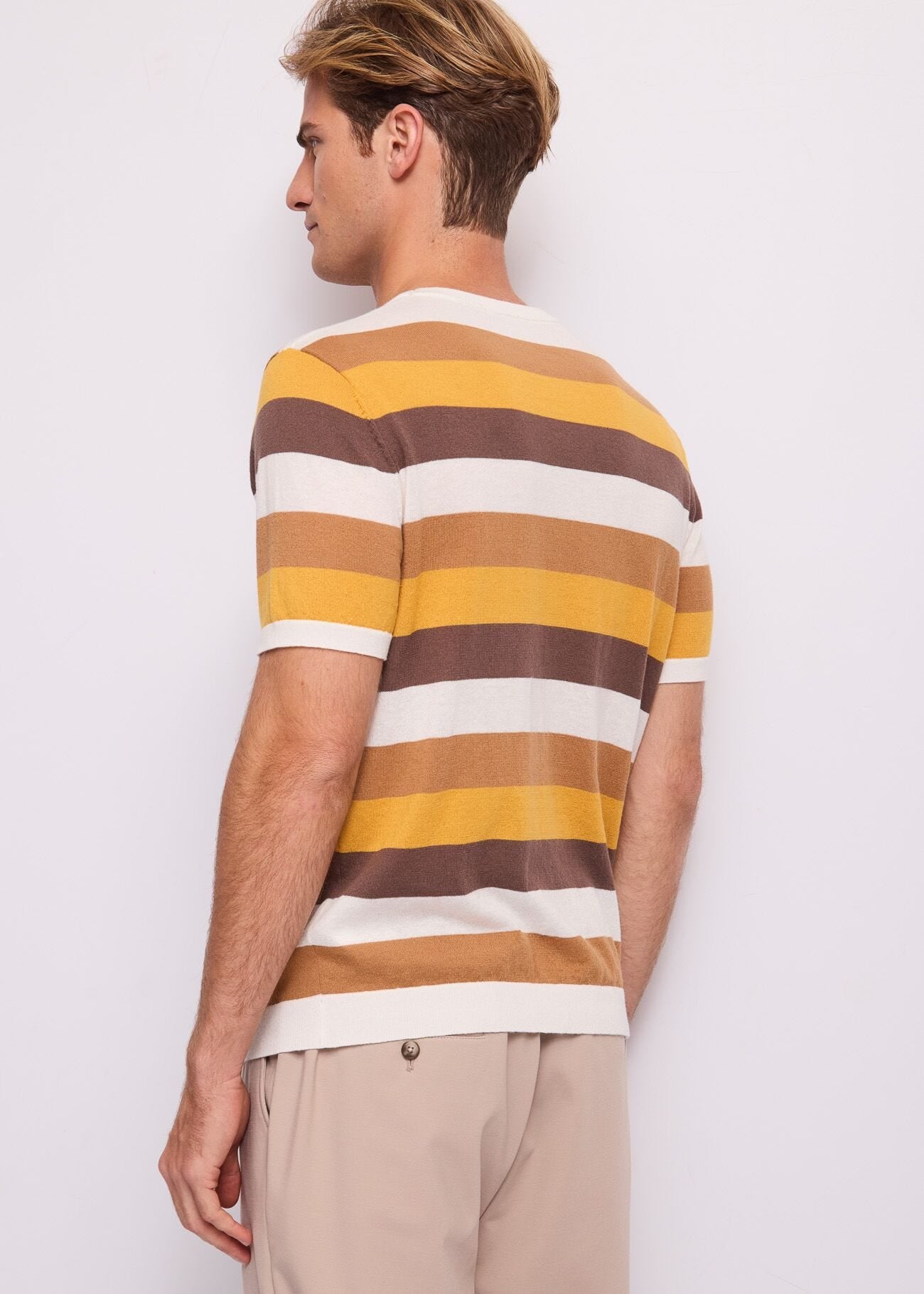 Gaudi - Striped Knit Tee - Multi