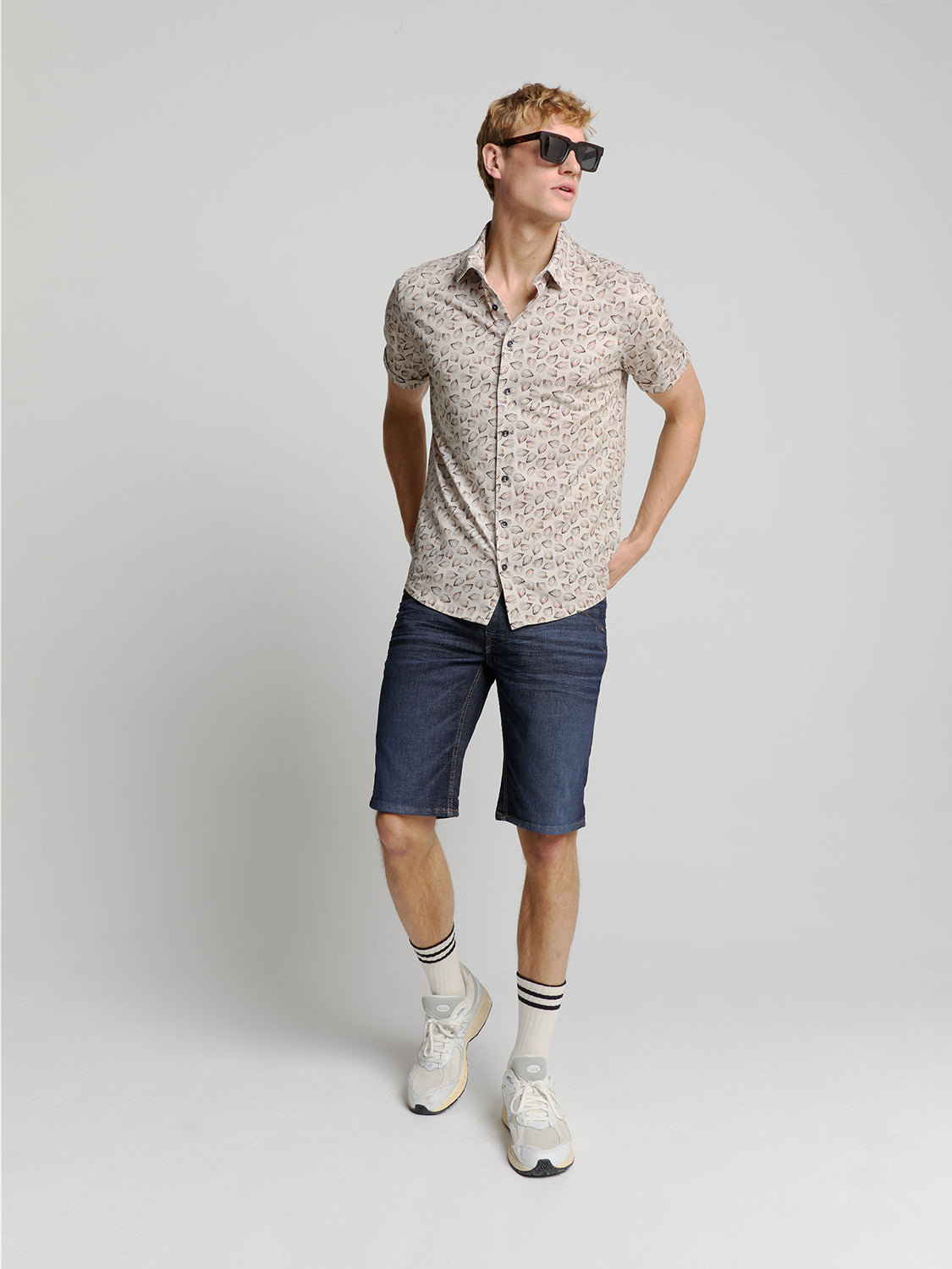 No Excess - Stretch Denim Short - Indigo
