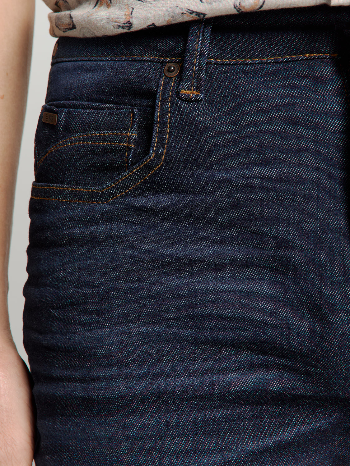 No Excess - Stretch Denim Short - Indigo