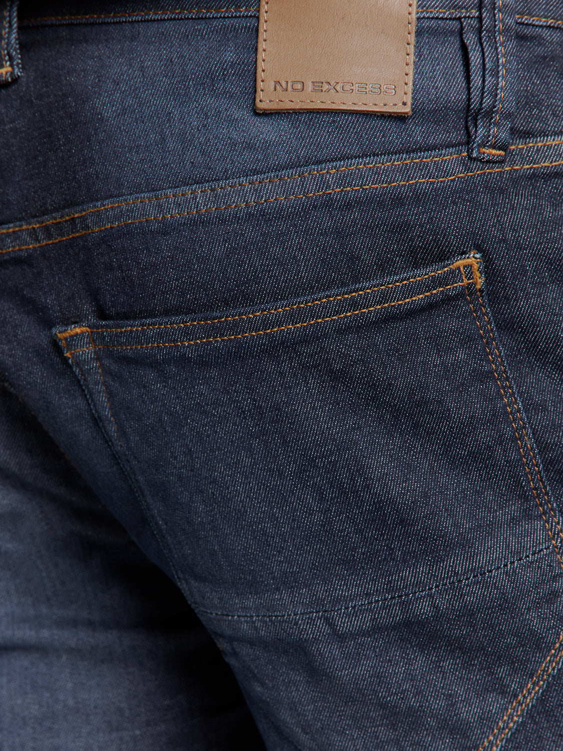 No Excess - Stretch Denim Short - Indigo