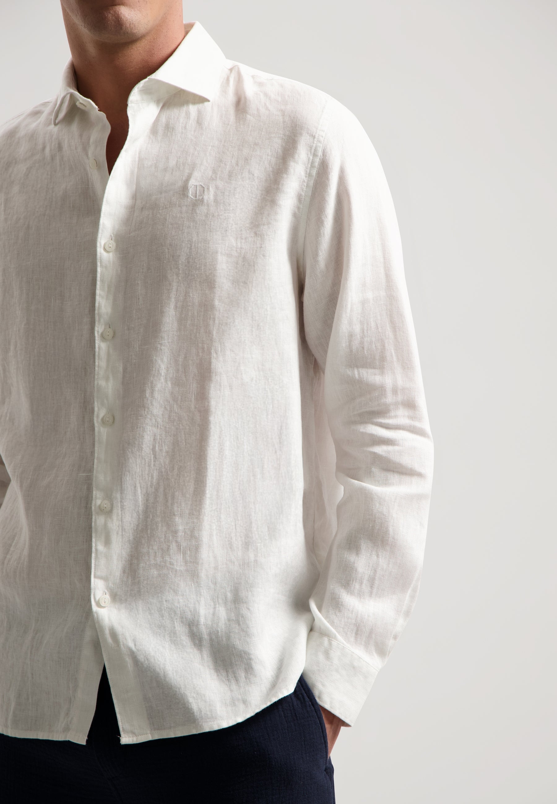 Dstrezzed - Jagger Linen Shirt - White