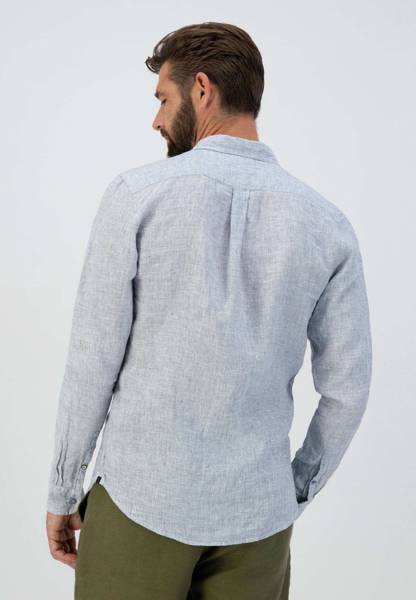 Dstrezzed - Linen Melange Shirt - Moonlight Blue