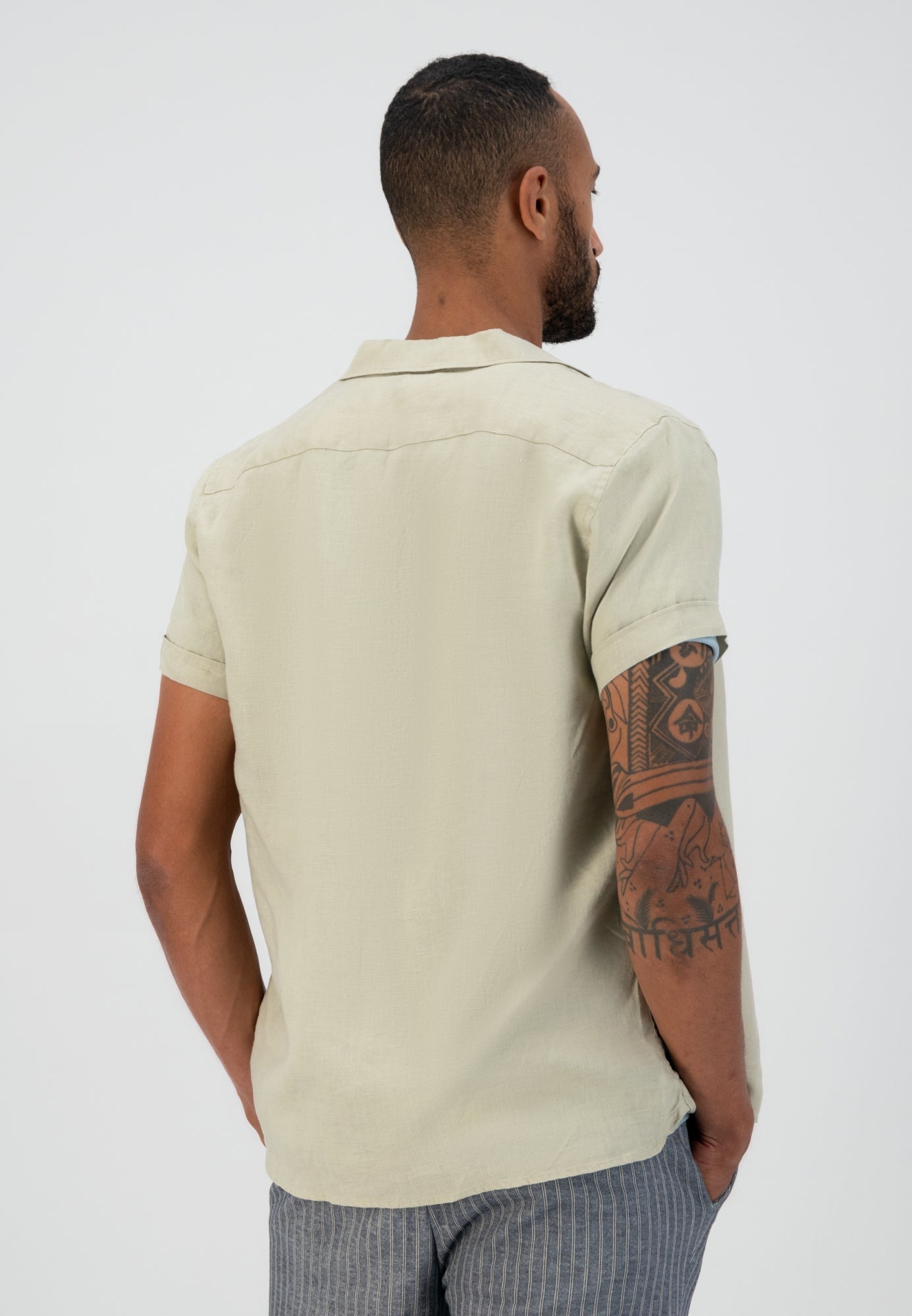 Dstrezzed - Linen Resort SS Shirt - Sand
