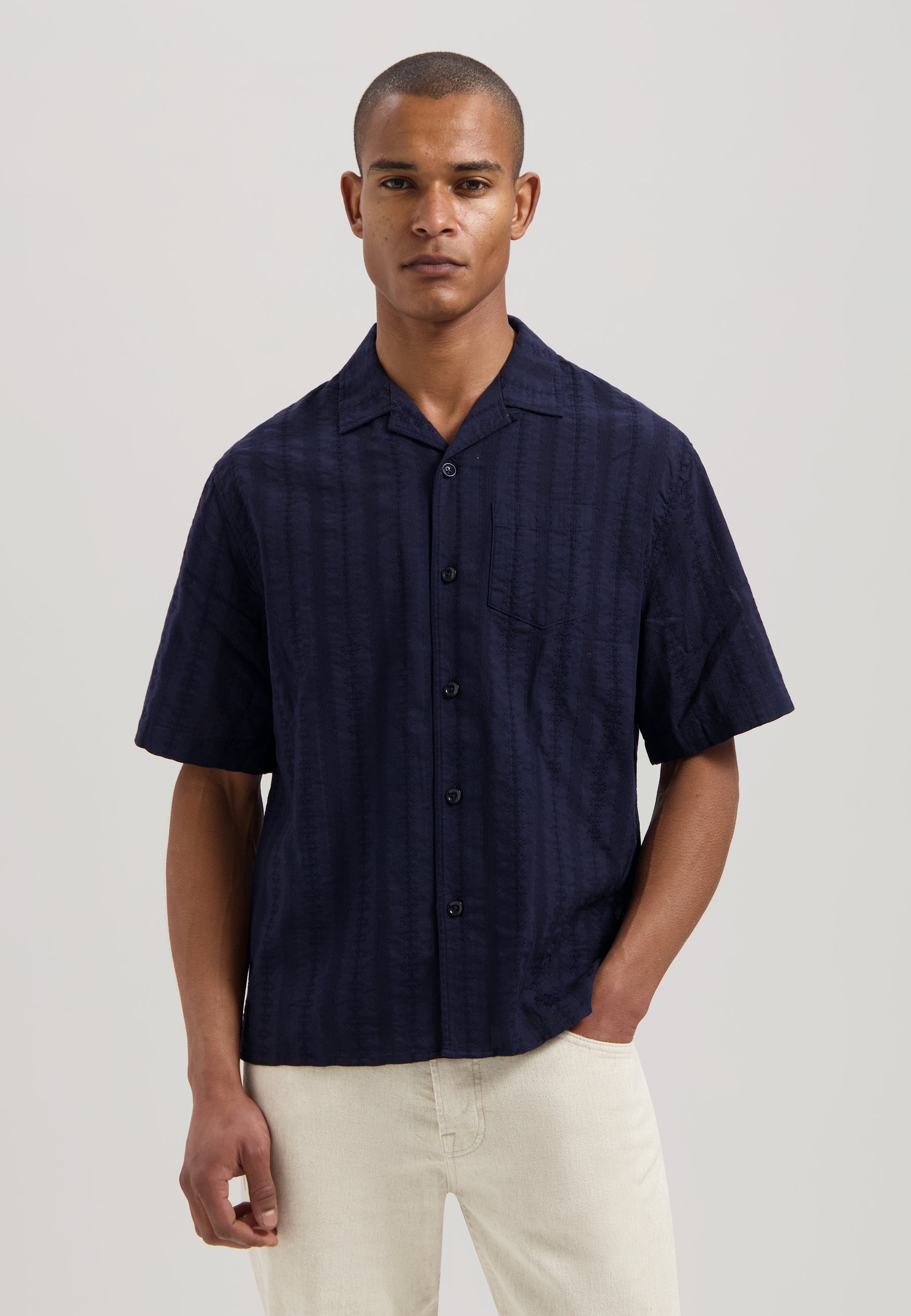 Dstrezzed - Sirius Resort SS Shirt - Dark Navy