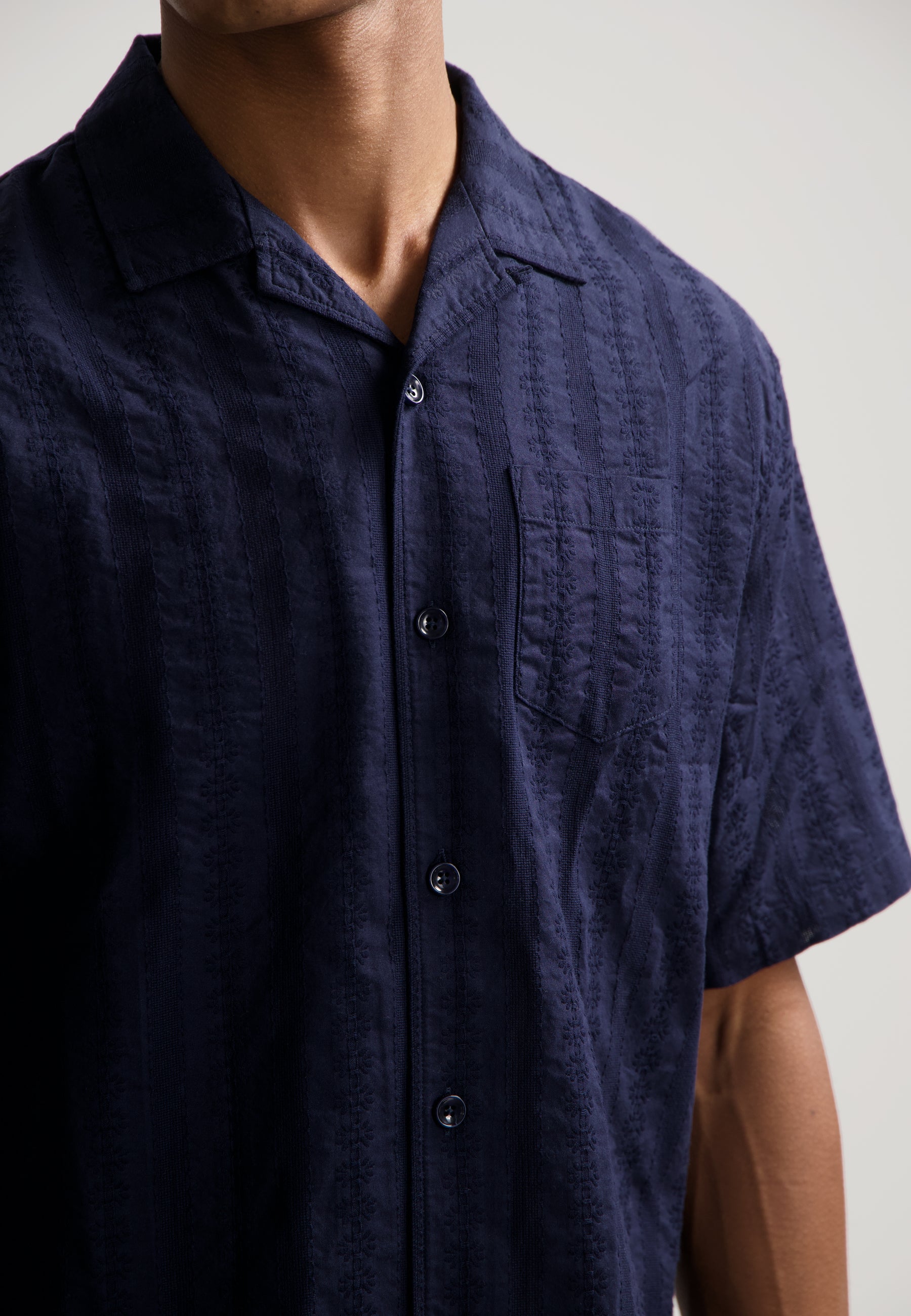 Dstrezzed - Sirius Resort SS Shirt - Dark Navy