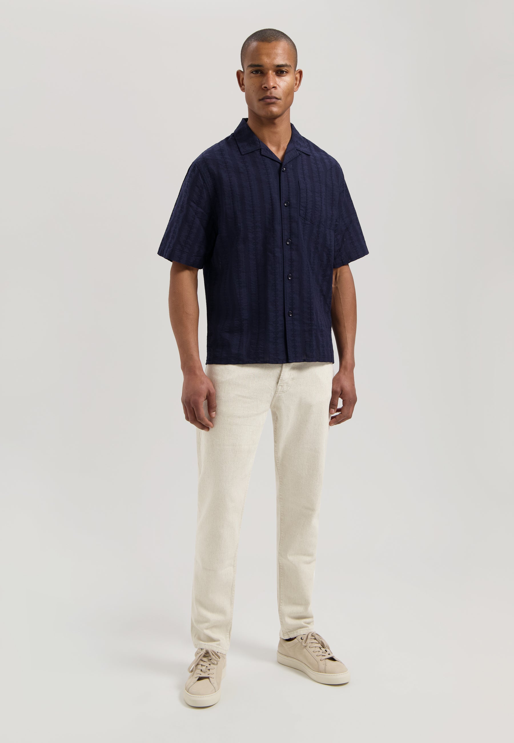 Dstrezzed - Sirius Resort SS Shirt - Dark Navy