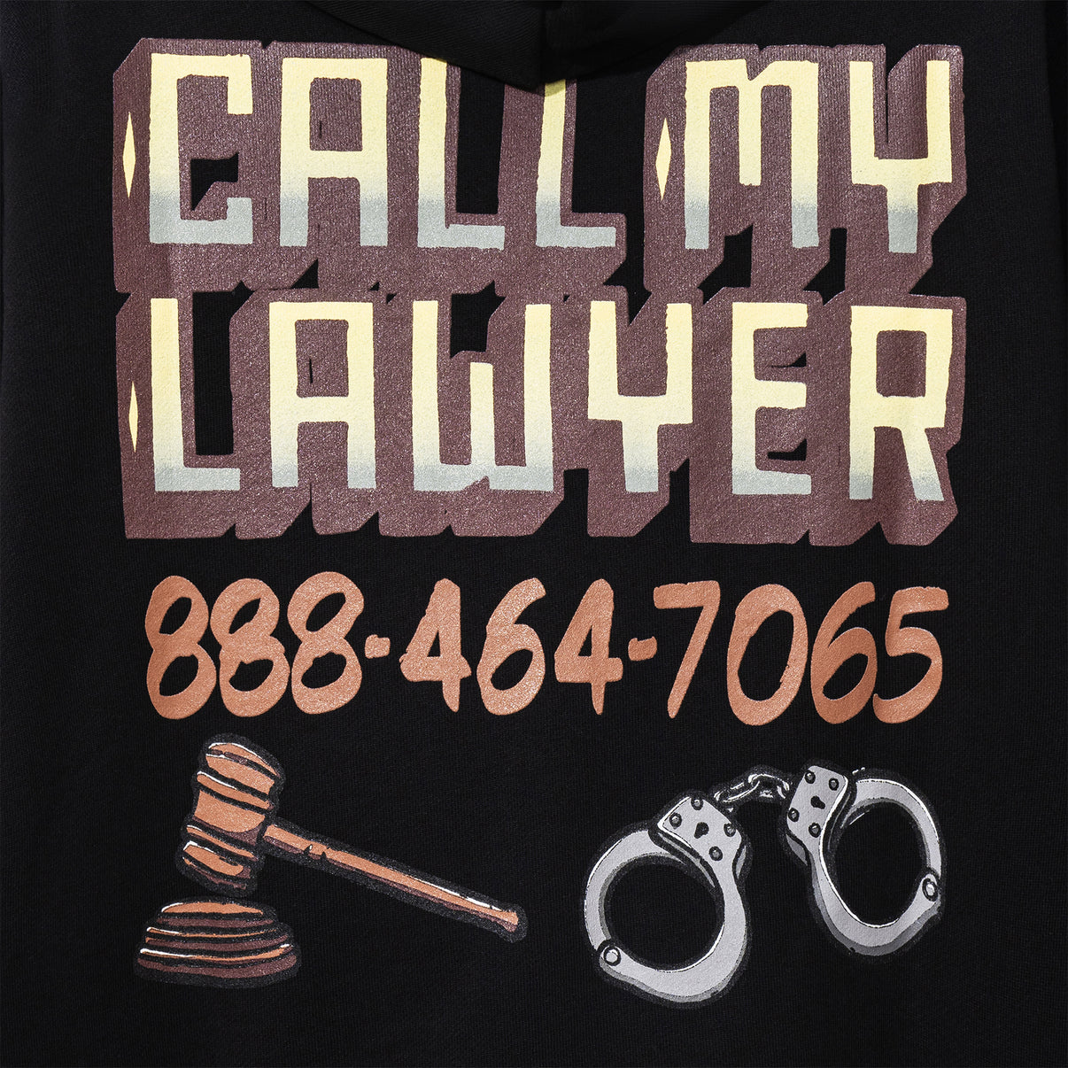 Market - Call My Lawyer Sign Hoodie - Black