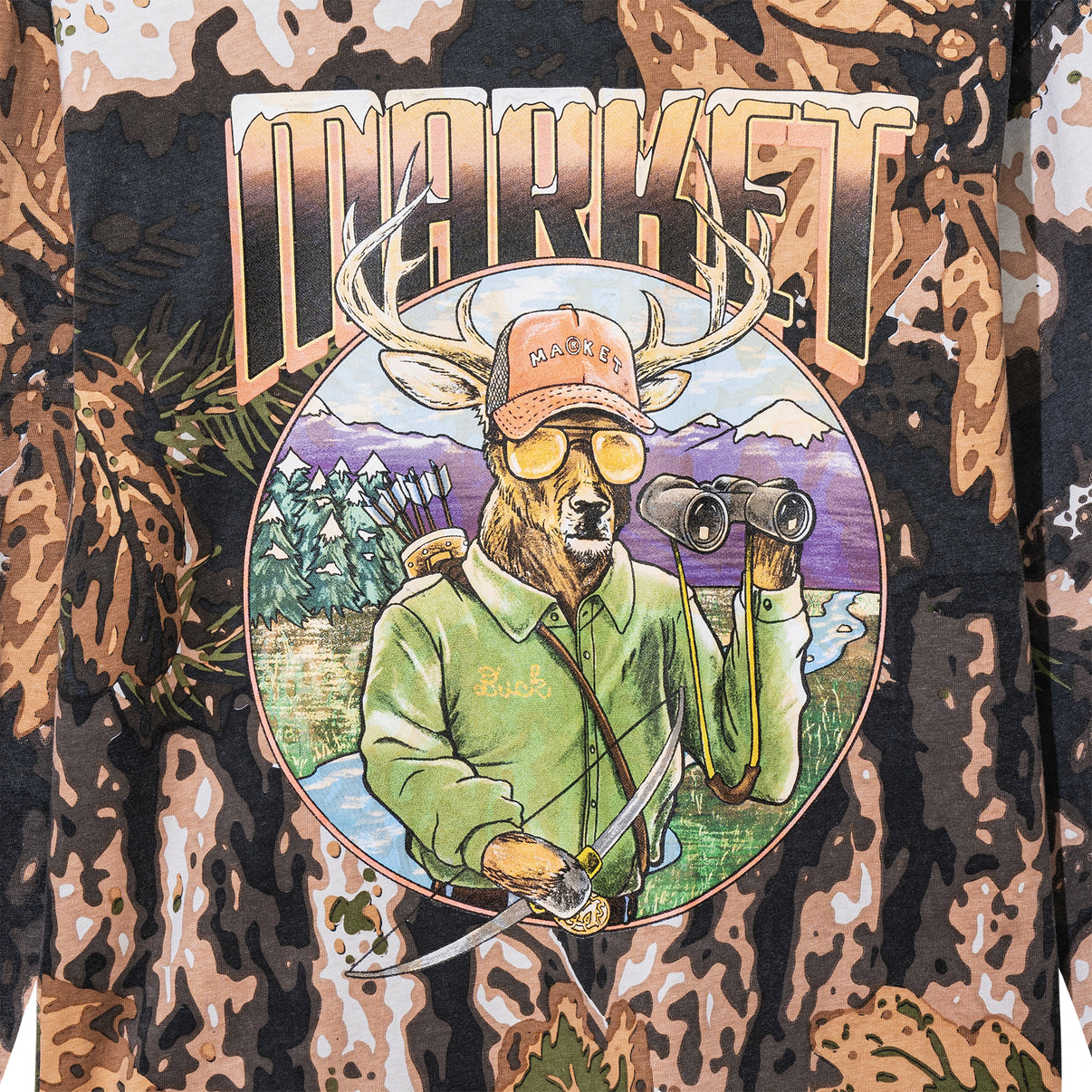 Market - Big Buck Hunter Camo LS Tee - Camo