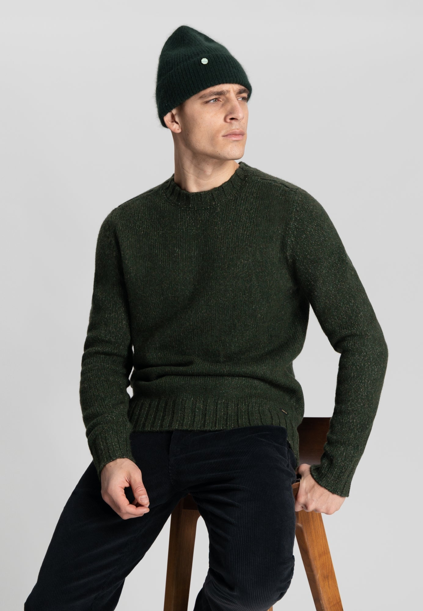 Dstrezzed - Per Melange Crewneck - Army