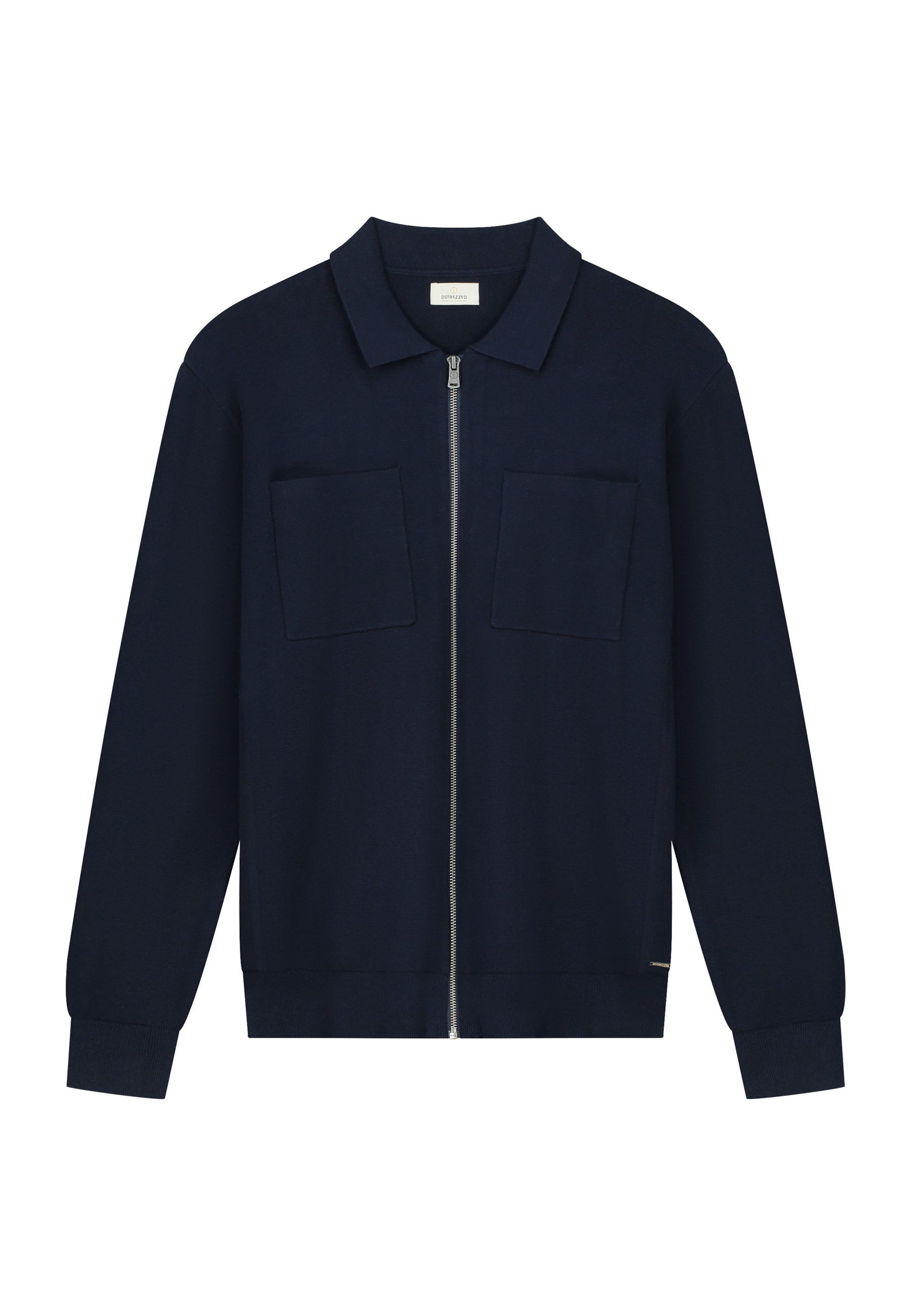 Dstrezzed - Julian Zip Cardigan - Dark Navy