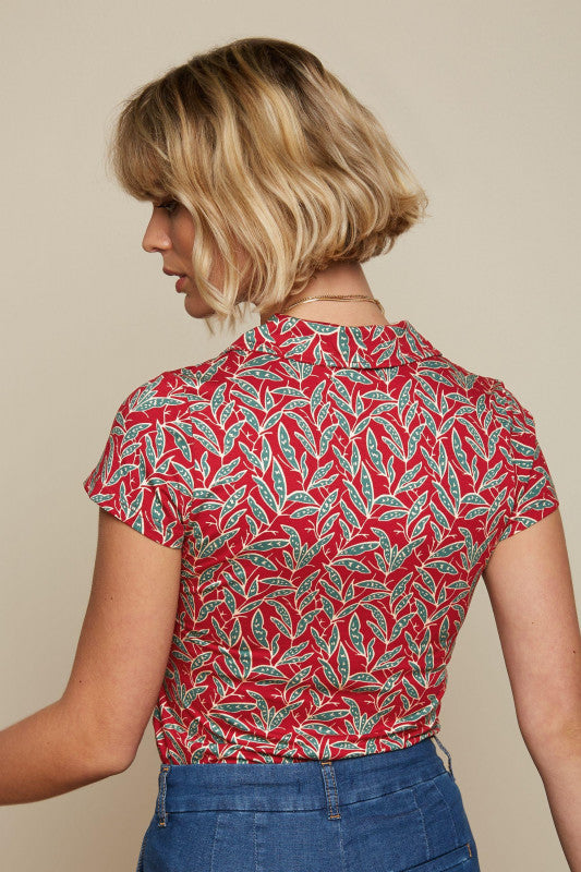 King Louie - Pereira Blouse - Chilli Red