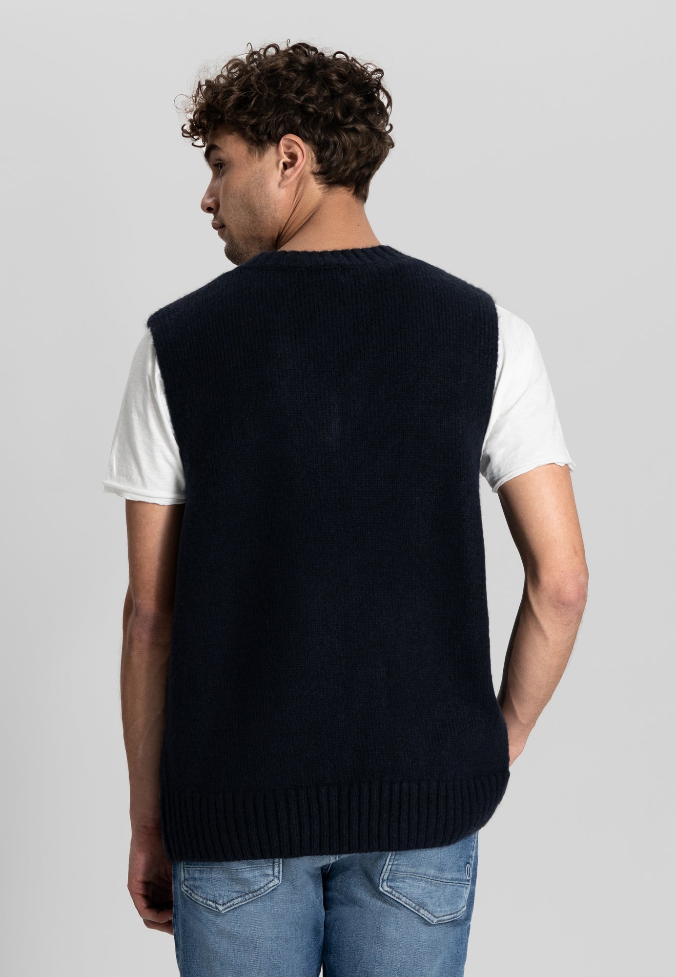 Dstrezzed - Hugin Spencer Sleeveless Vest - Blue Nights