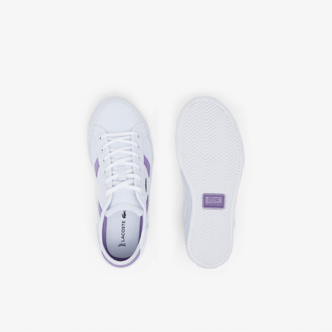 Lacoste - Sideline Pro 222 3 Colour Pop Sneaker - White/Purple