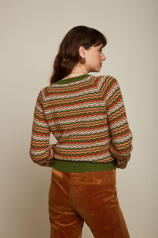 King Louie - Raglan Sweater Twitty - Olive Green